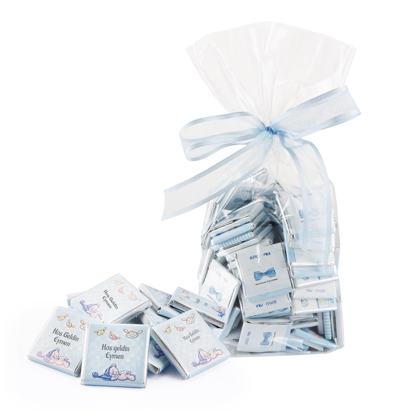 (Dökme) İsimli Erkek Bebek Çikolatası