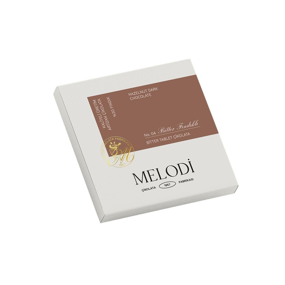 Fındık Parçacıklı Bitter Çikolata 60g