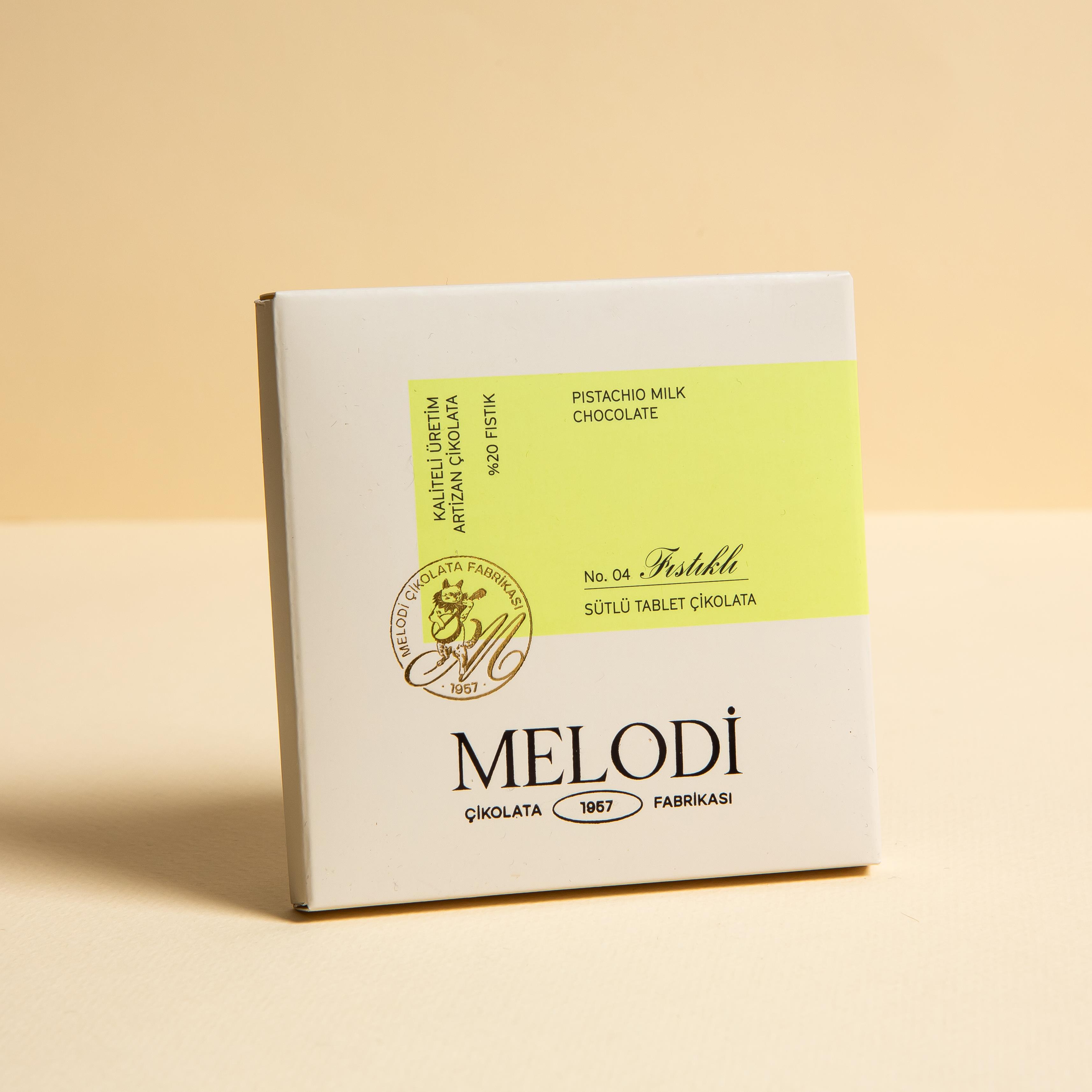 Fıstık Parçacıklı Sütlü Çikolata Tablet 60g