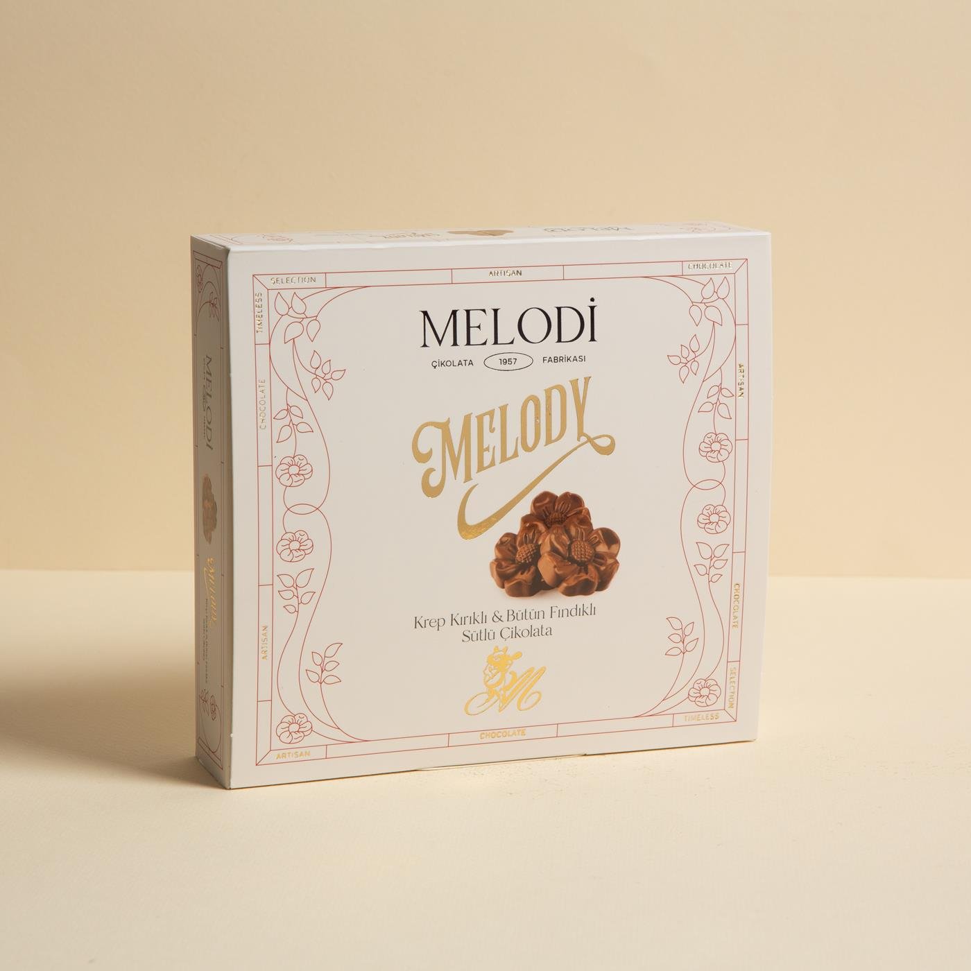 Krep Kırıklı Bütün Fındıklı Sütlü Çikolata 120g