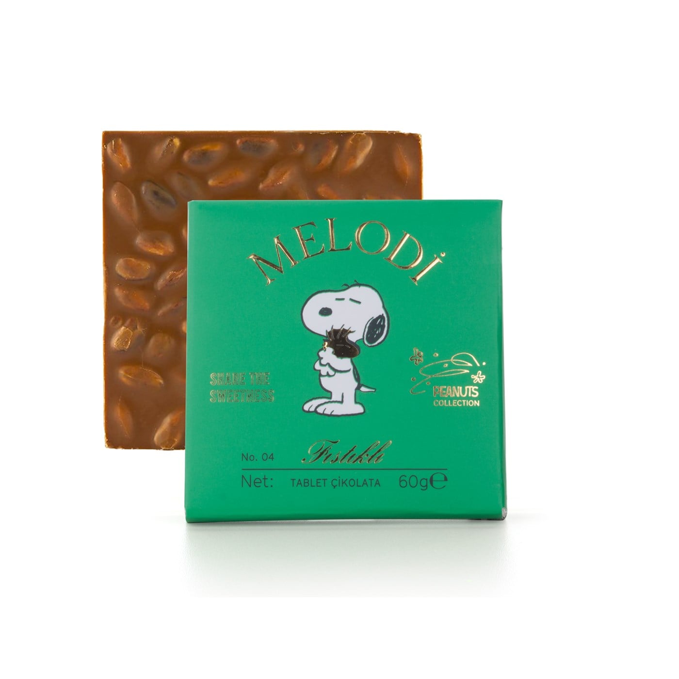 Peanuts Collection Fıstıklı Sütlü Çikolata Tablet 60g