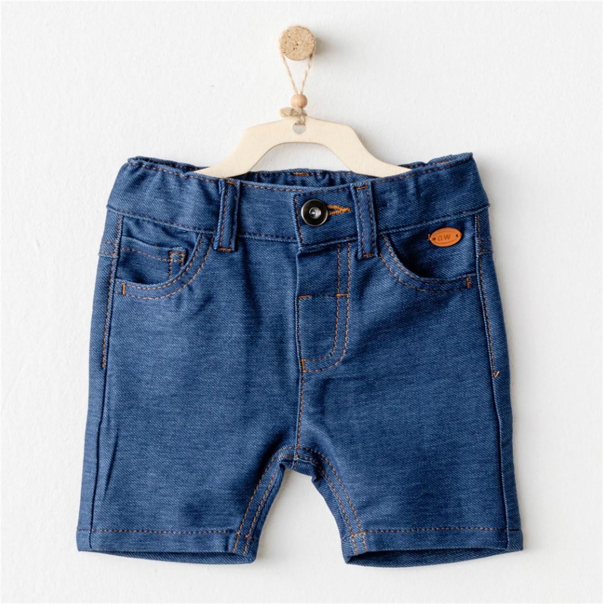 Andywawa Erkek Bebek Şort İndigo AC25939