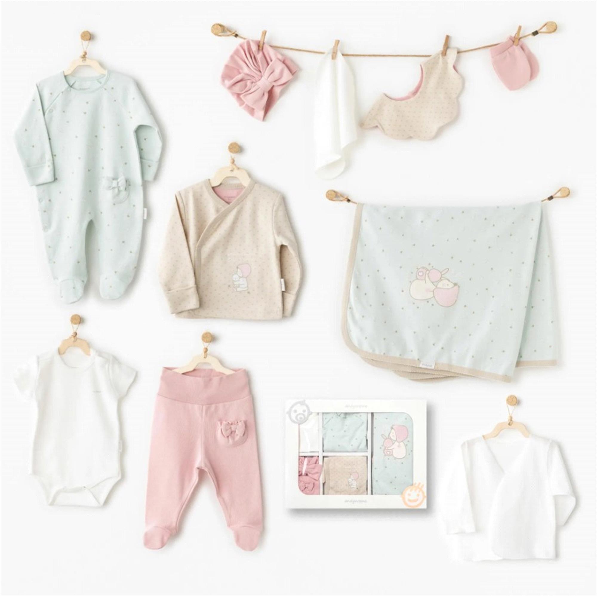 Andywawa Kız Bebek 10'lu Hastane Çıkışı Mint AC26041