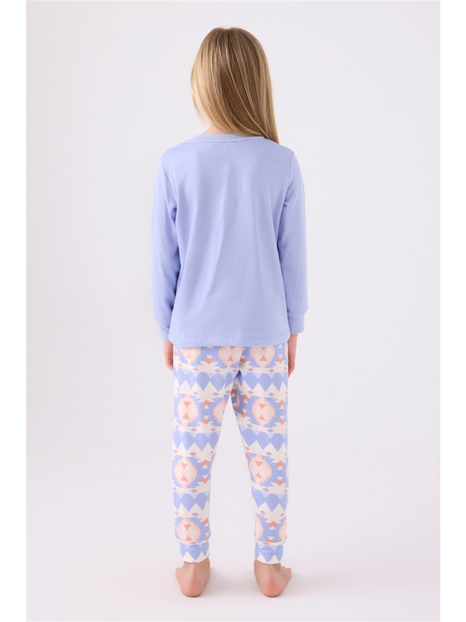 Arnetta Kız Çocuk Pijama  Takımı Lila AR3097-2