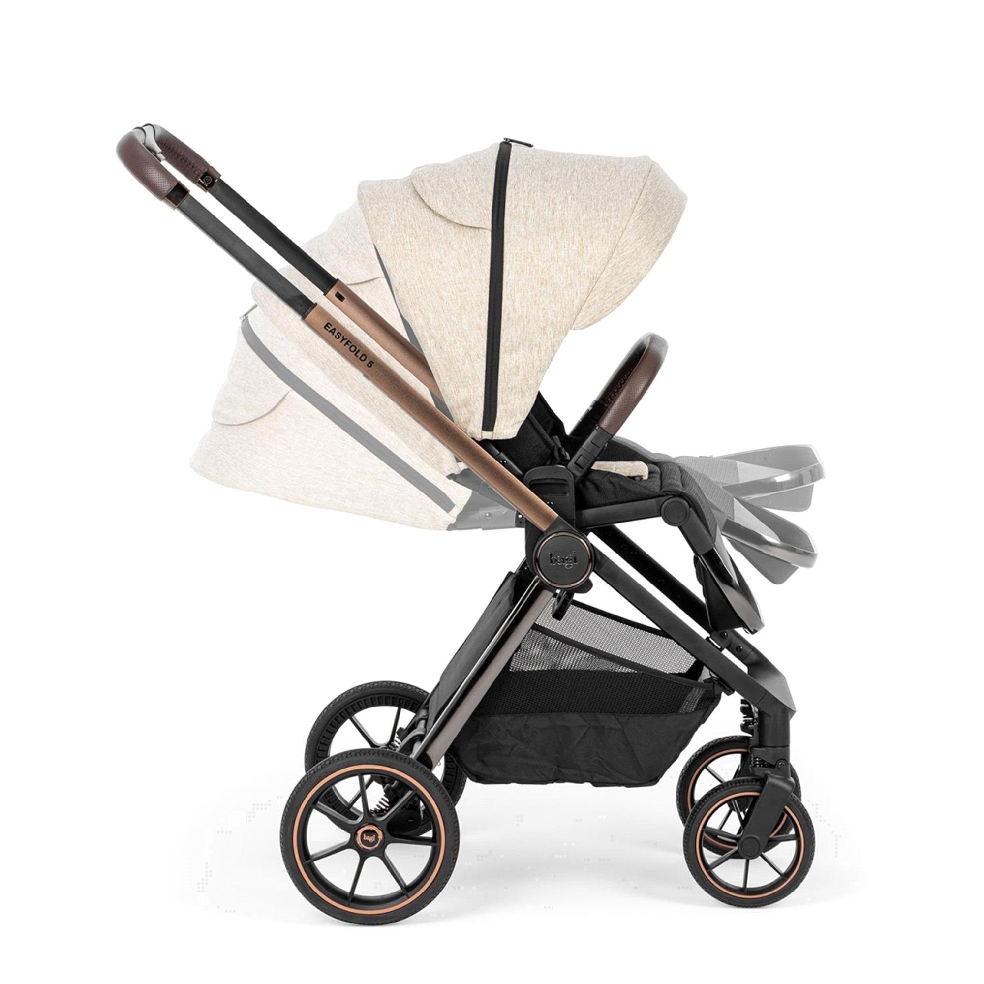 Bagi Easyfold 5 Cosmo Travel Sistem Bebek Arabası Beige