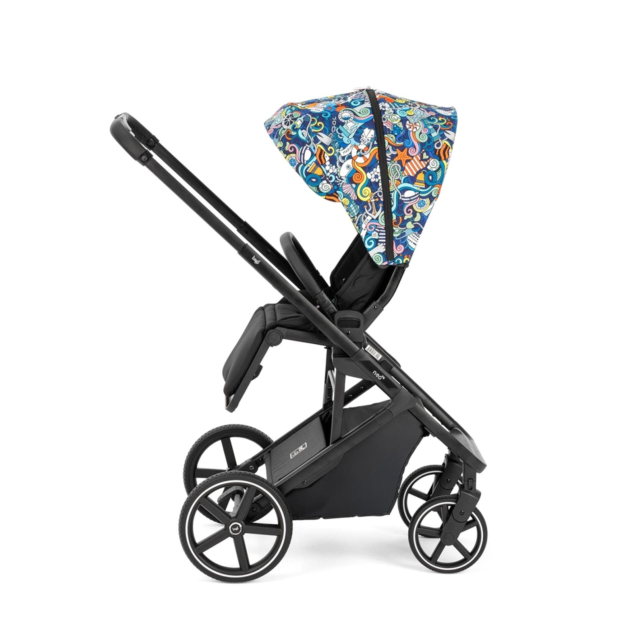 Bagi Neo Big Cosmo Black Bebek Arabası Multicolor