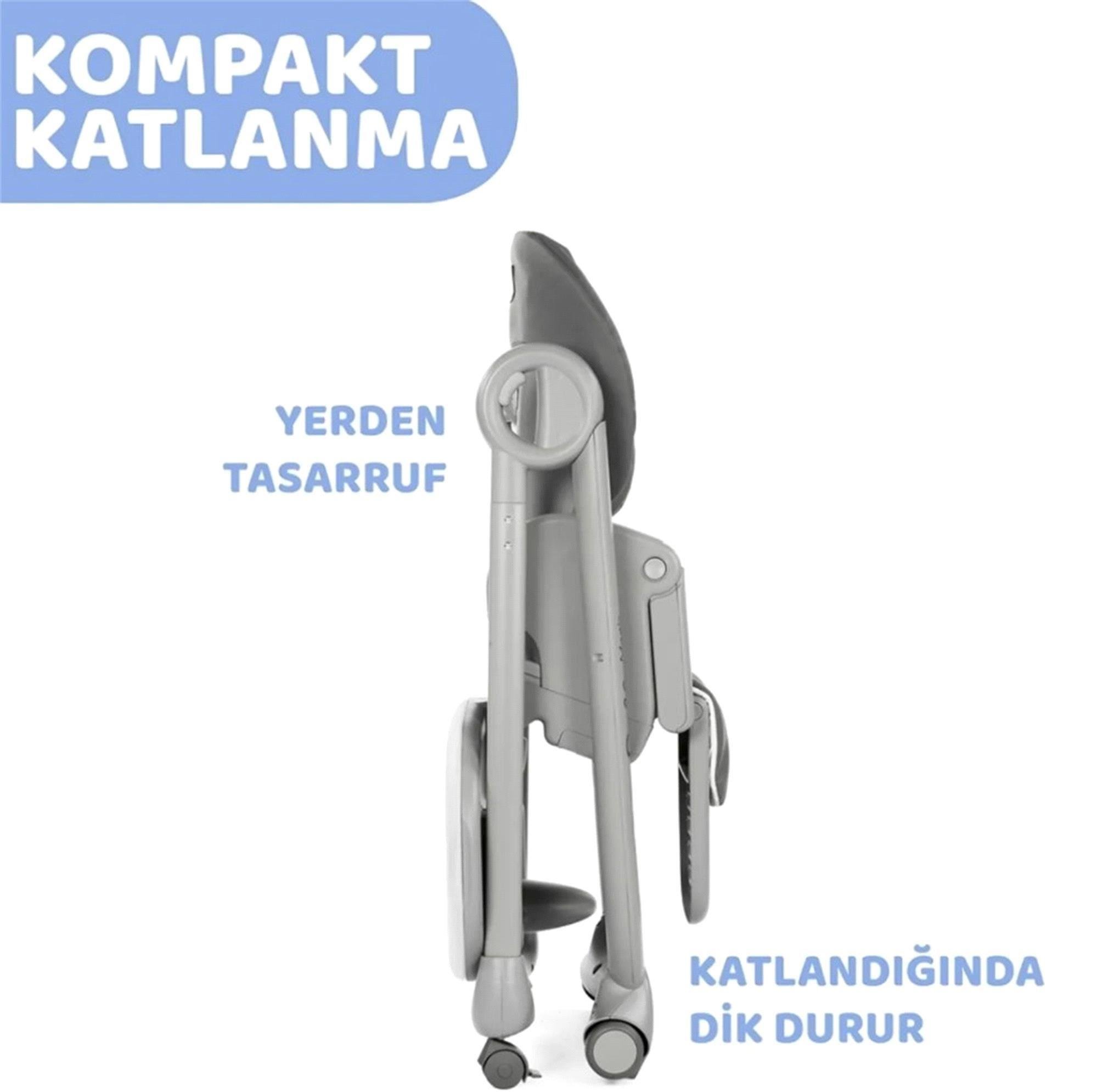 Chicco Polly Magic Relax Mama Sandalyesi Grey Melange