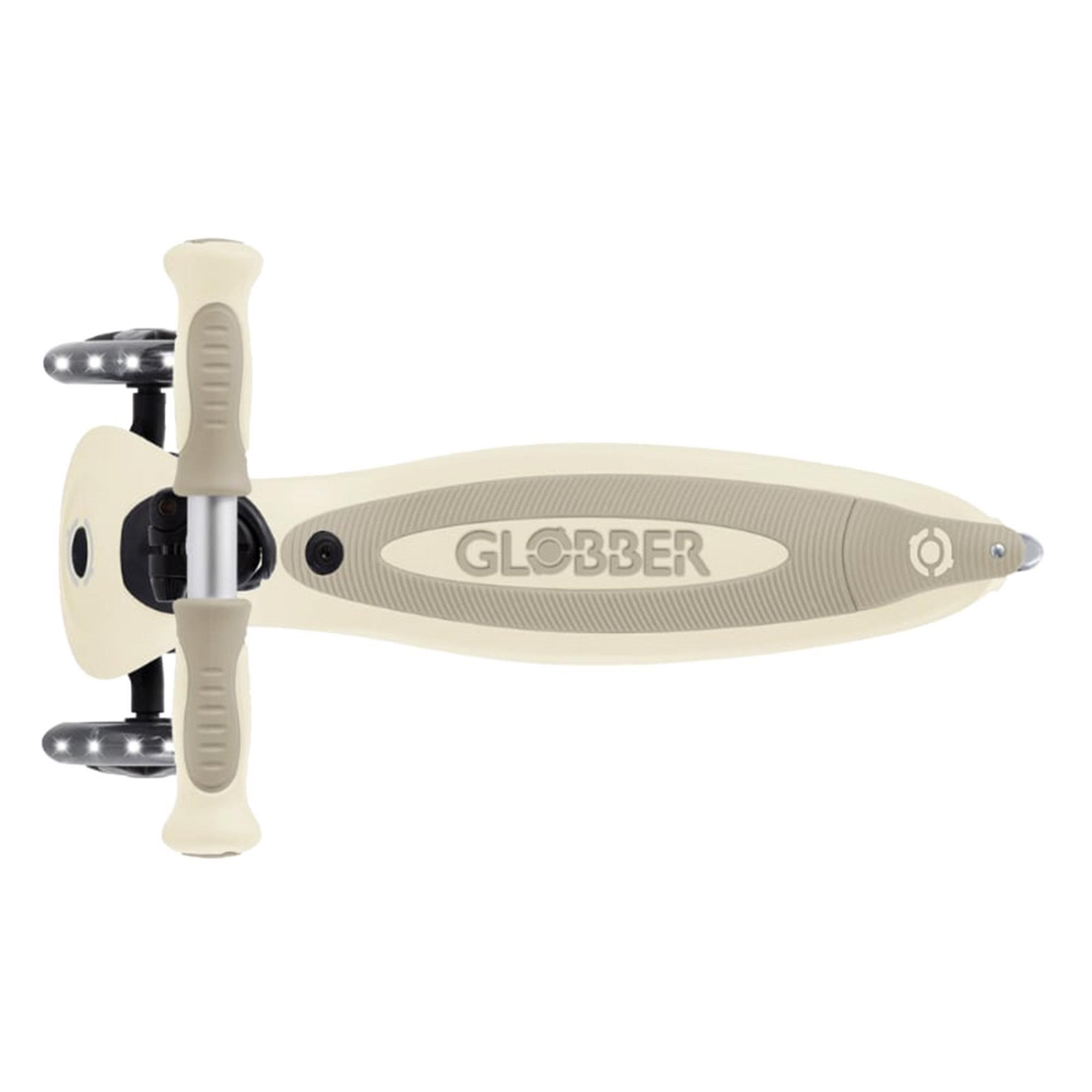 Globber Go Up Baby 360 Işıklı Scooter - Koyu Bej