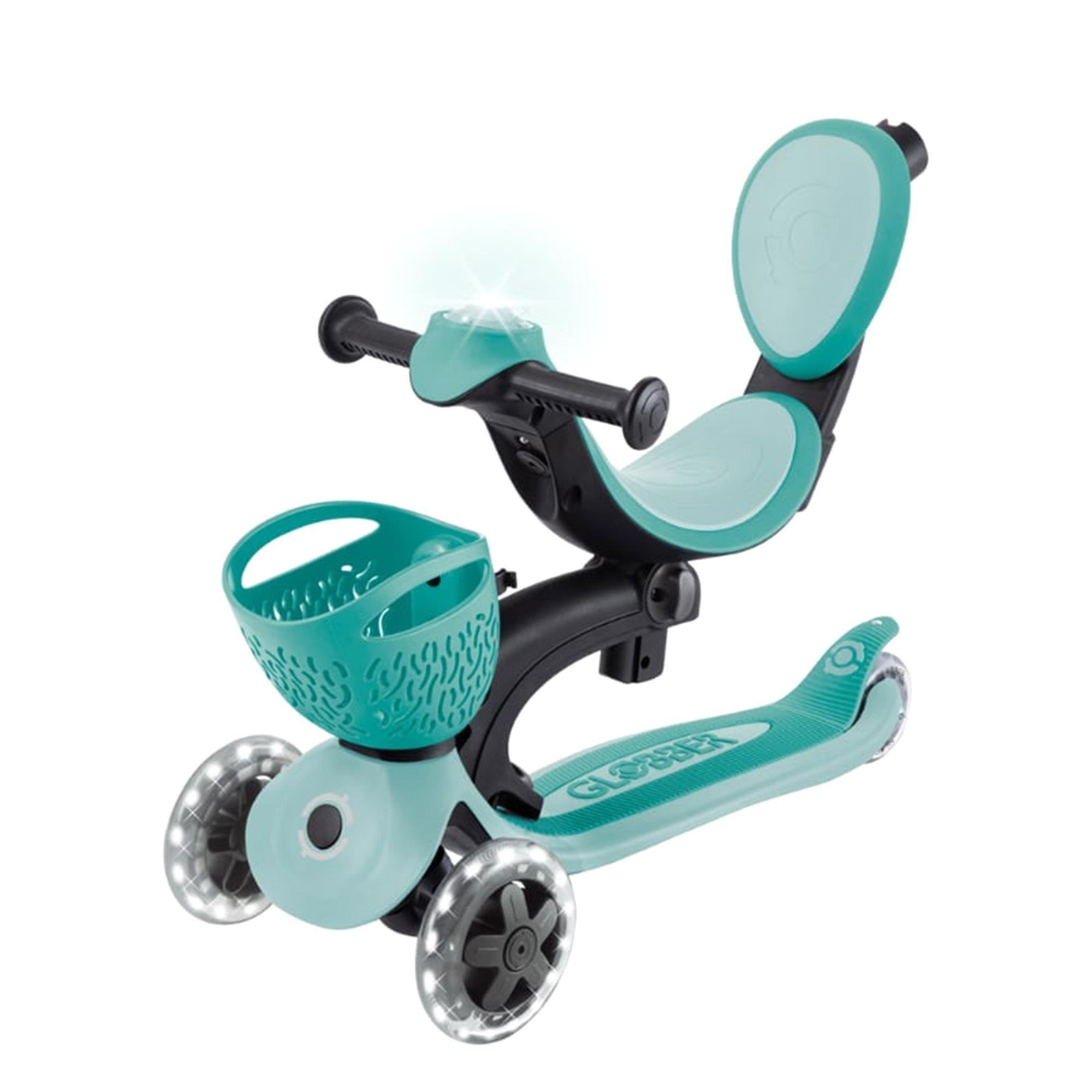 Globber Go Up Baby 360 Işıklı Scooter - Koyu Mint