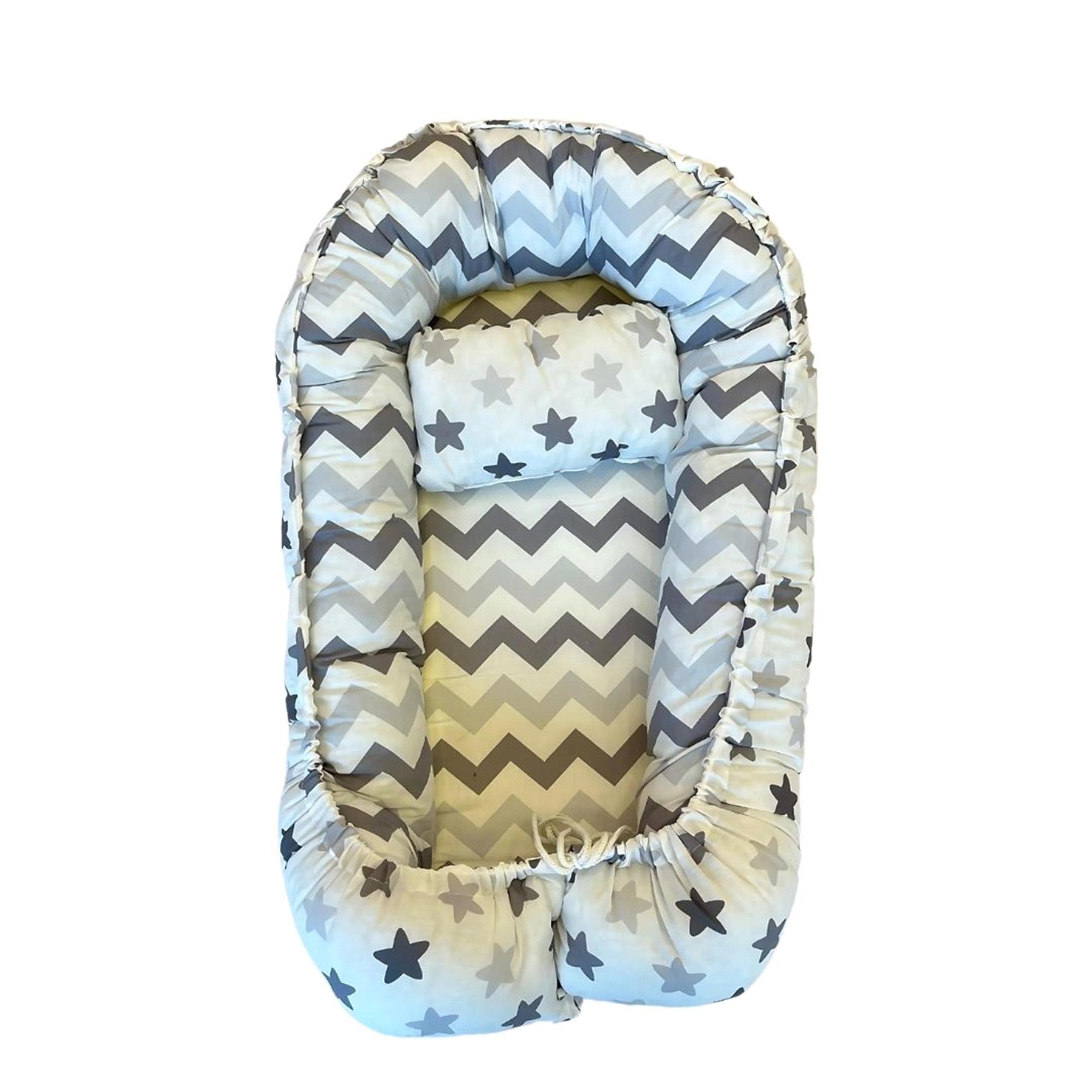 Jadeer 5'li Babynest Yıldızlı Gri 0124