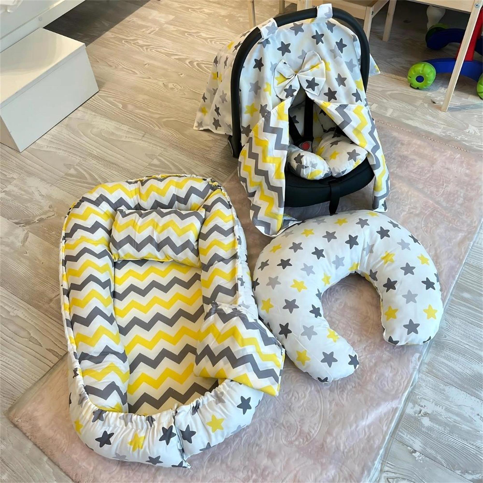 Jadeer 5'li Babynest Yıldızlı Sarı 0124