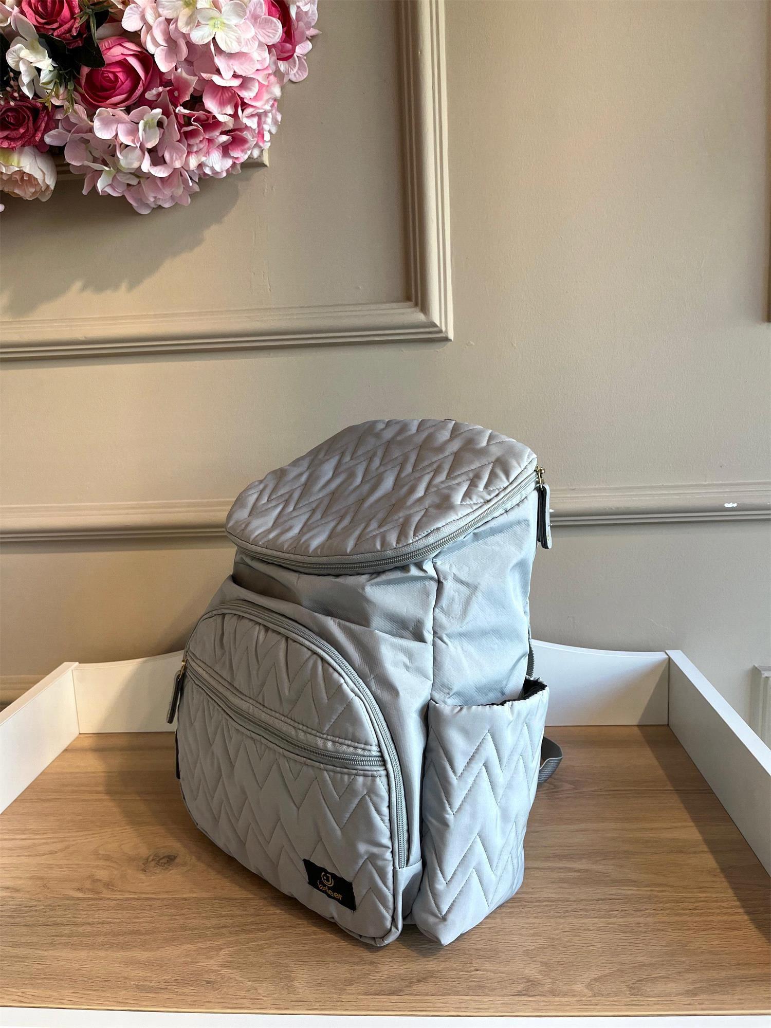 Jadeer Olympos Anne Bebek Bakım Çantası Açık Gri