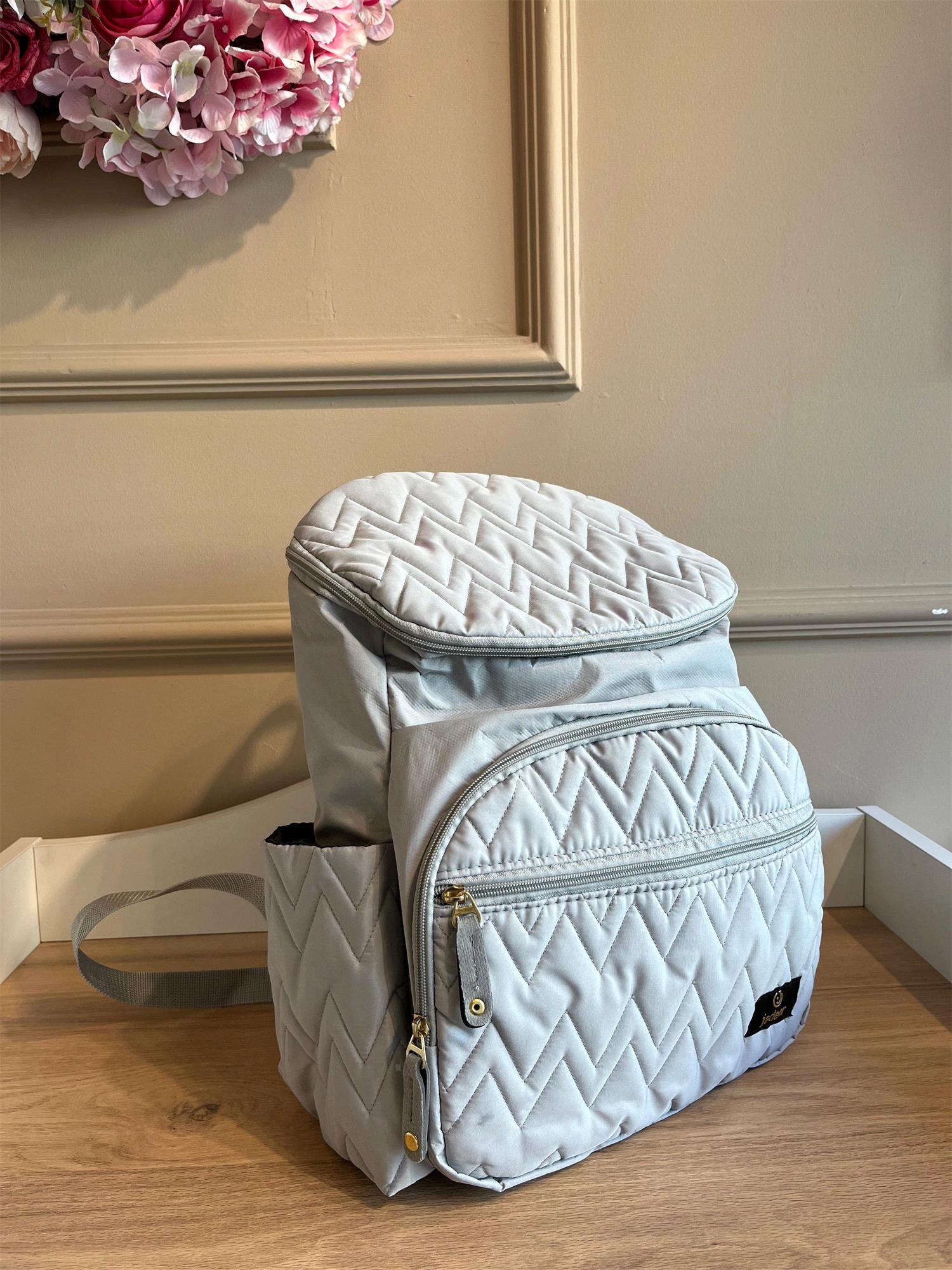 Jadeer Olympos Anne Bebek Bakım Çantası Açık Gri