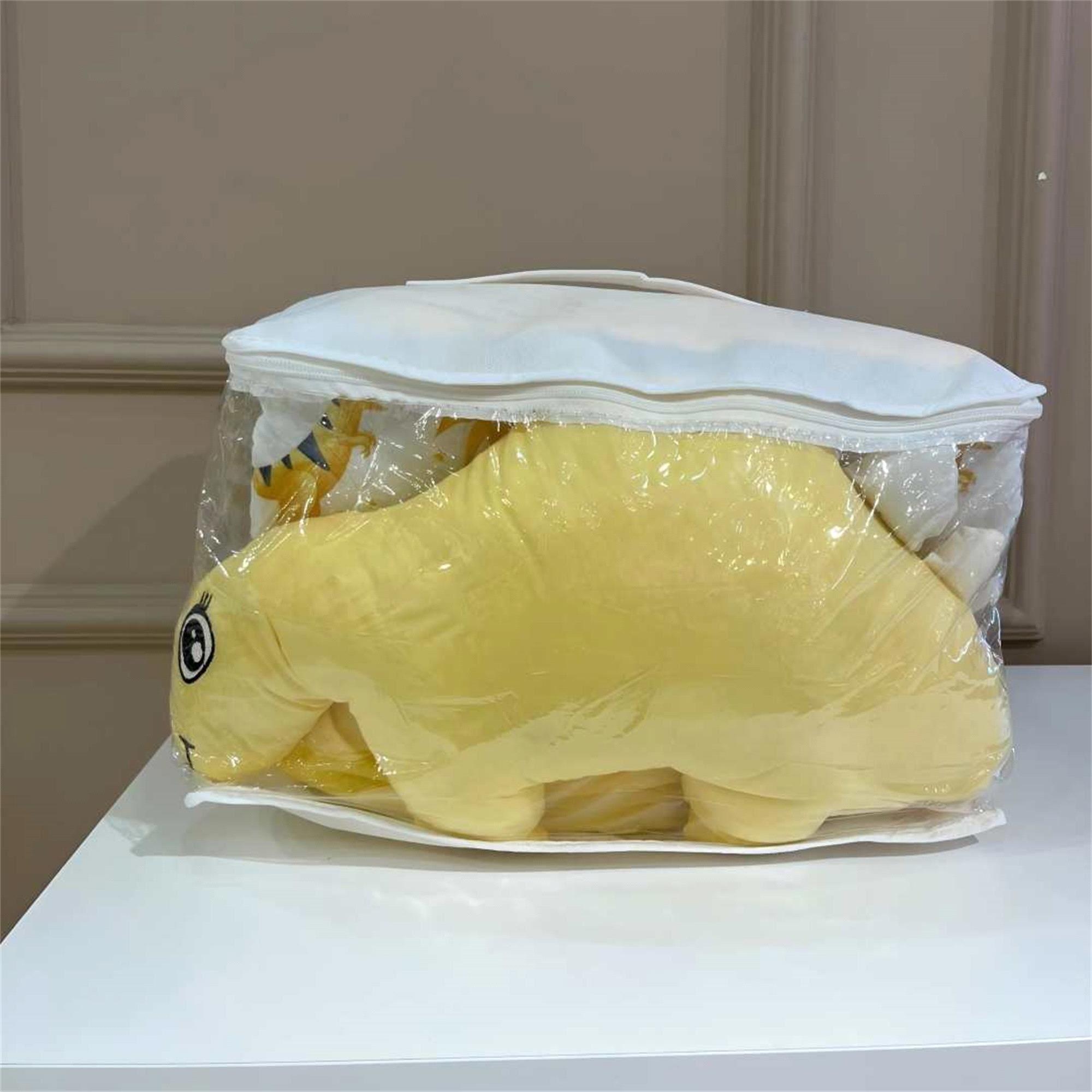 Jadeer Pamuklu Dinazor Figür Oyun Parkı Uyku Seti Sarı P123