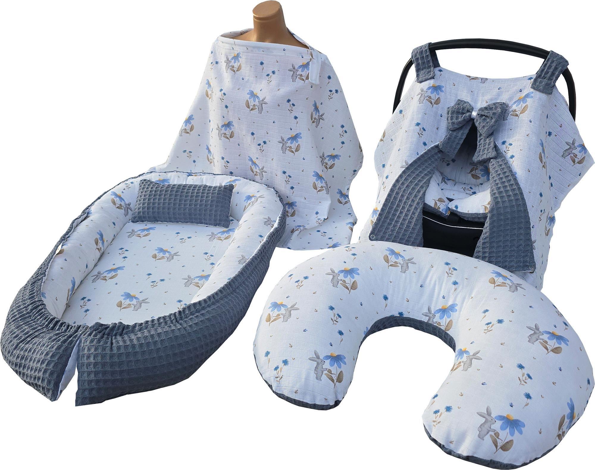 Jadeer Pike Kumaş 5'li BabyNest Gri P145