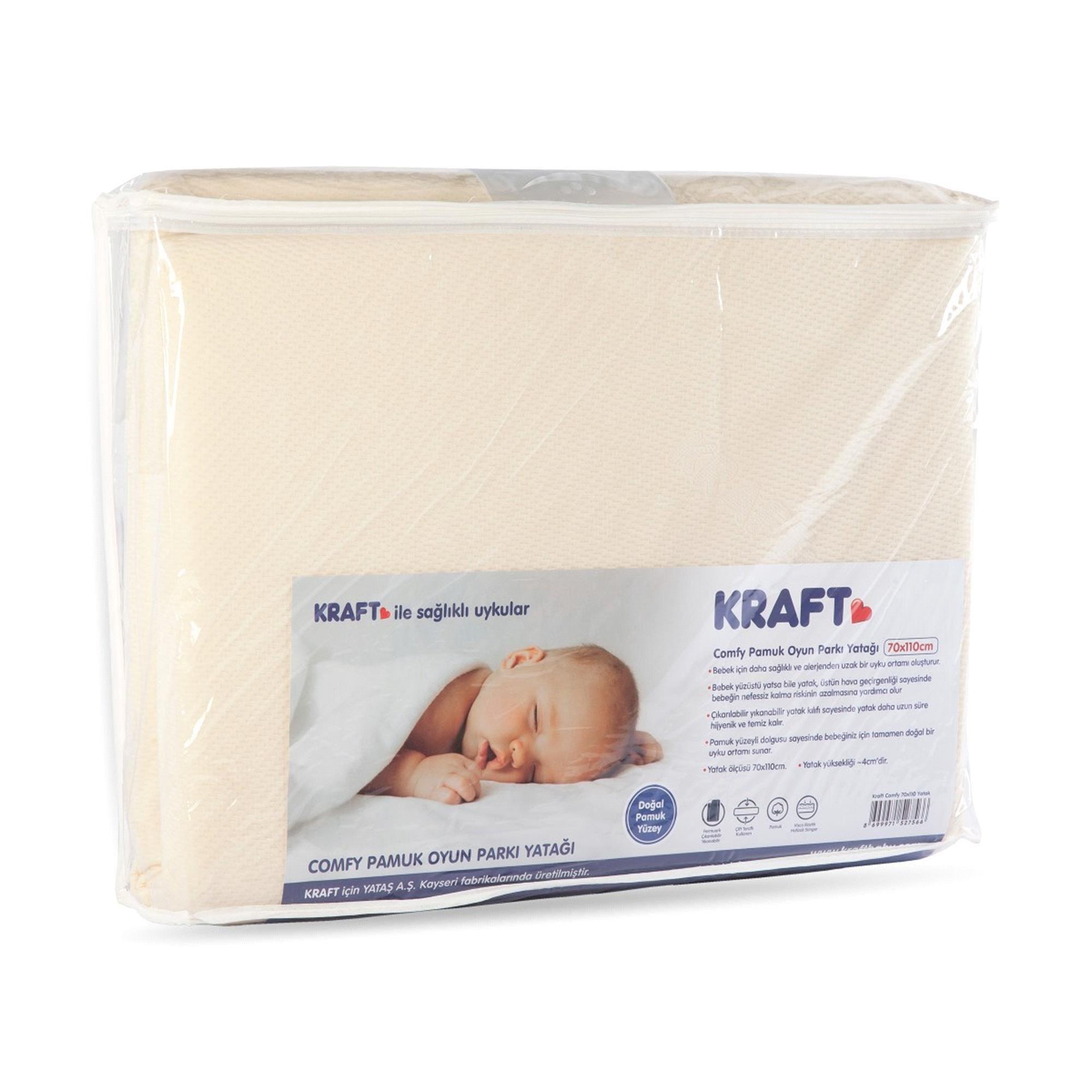 Kraft Comfy Oyun Parkı Yatağı Pamuk 70x110 Cm