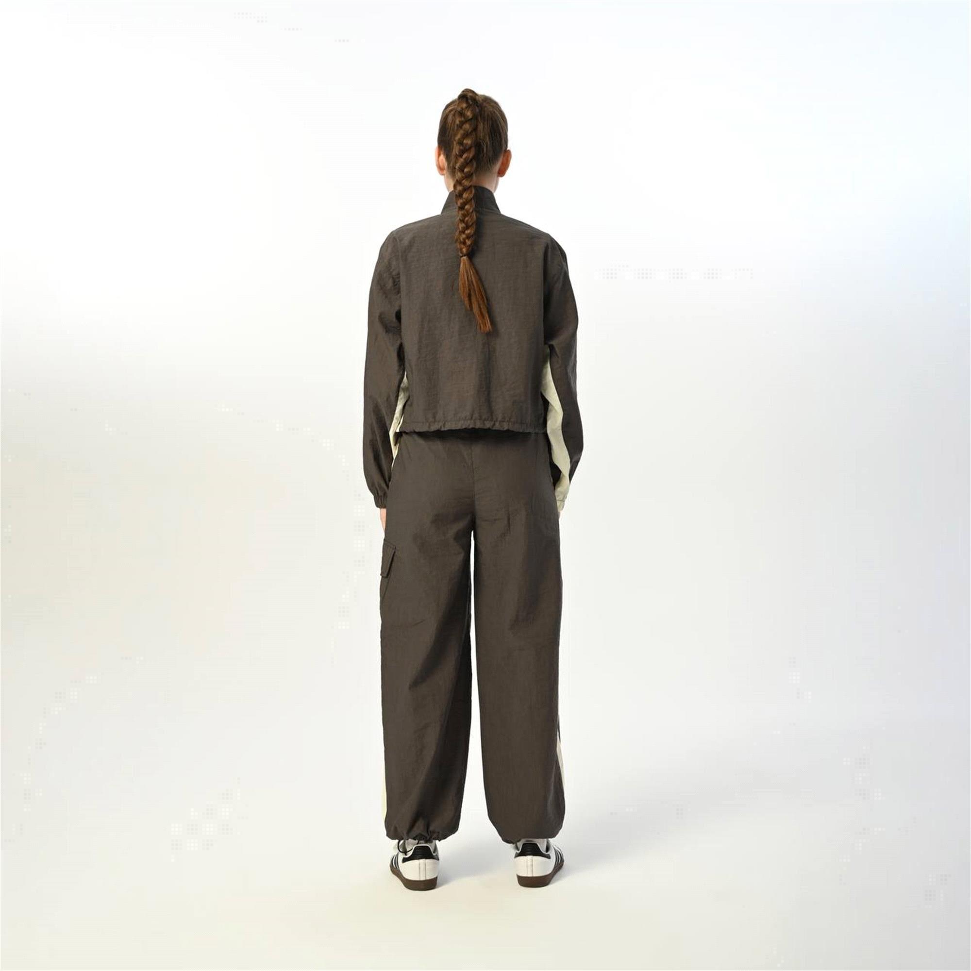 Loco Loco Kız Genç Cepli Ceket Pantolon Takım Gri 7420