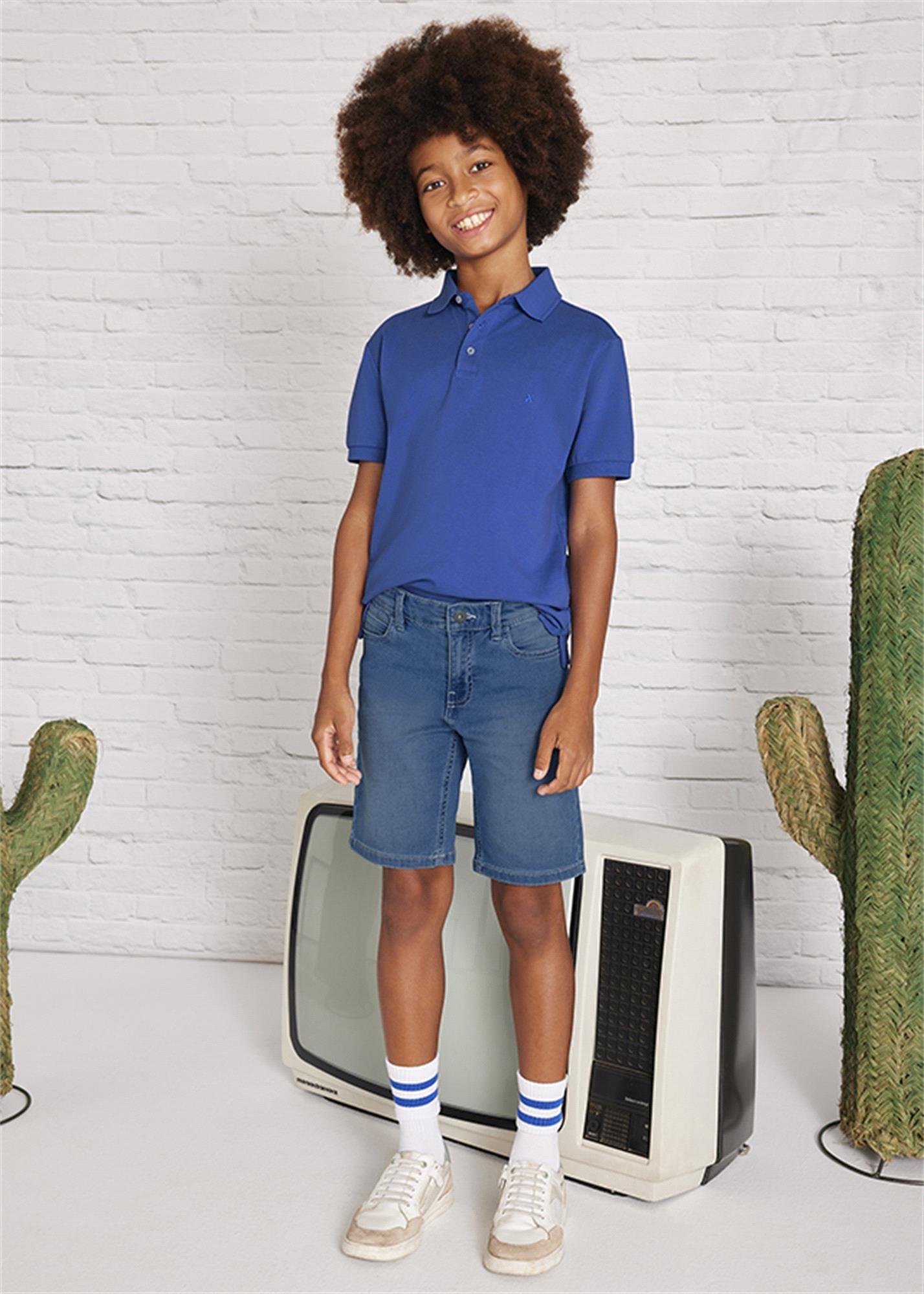 Mayoral Erkek Çocuk Kot Şort Medio 6203