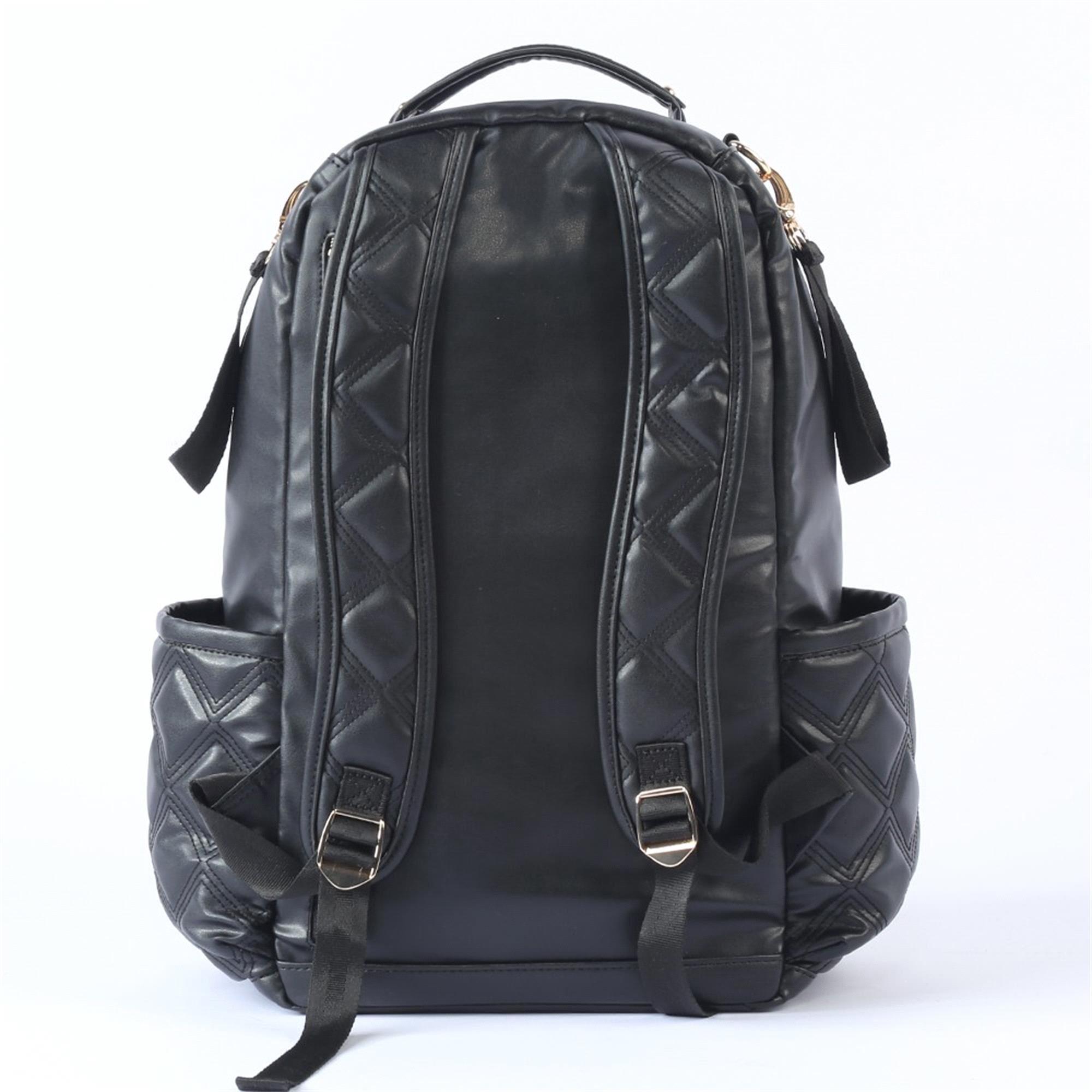 MY Collection Oeste Deri Anne Bebek Bakım Çantası Siyah 7300