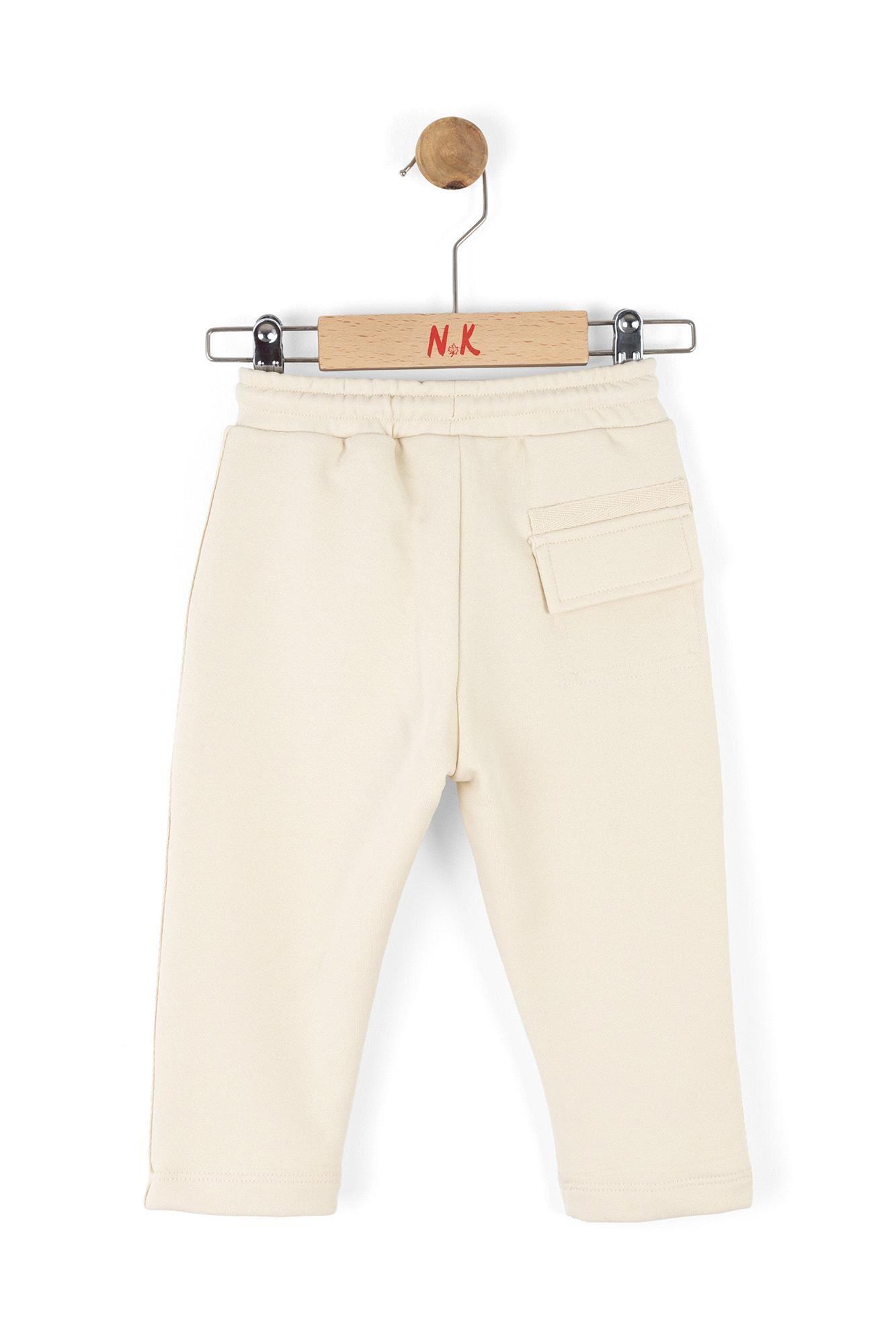 NK Kids Erkek Bebek Pantolon Krem 67611