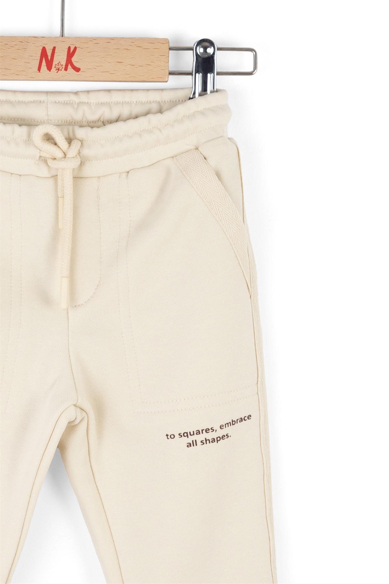 NK Kids Erkek Bebek Pantolon Krem 67611