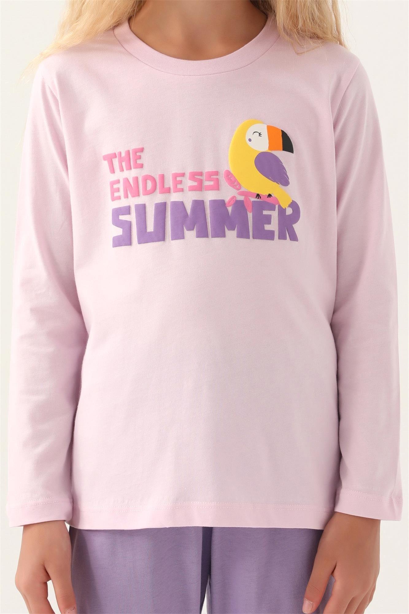 RolyPoly Kız Çocuk Pijama Takımı Rose RP3401-G