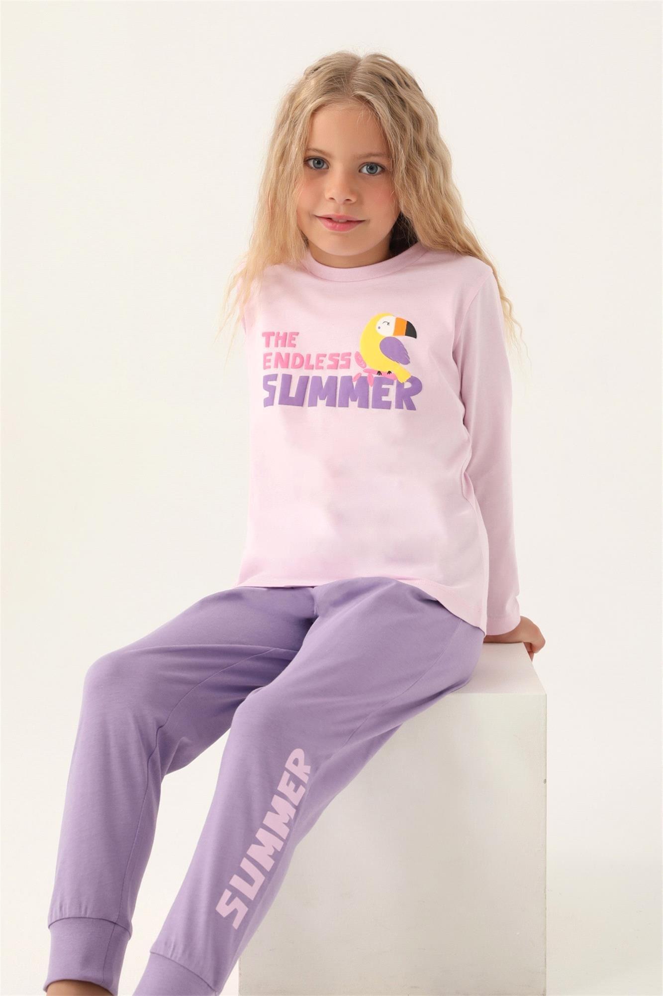 RolyPoly Kız Çocuk Pijama Takımı Rose RP3401-G