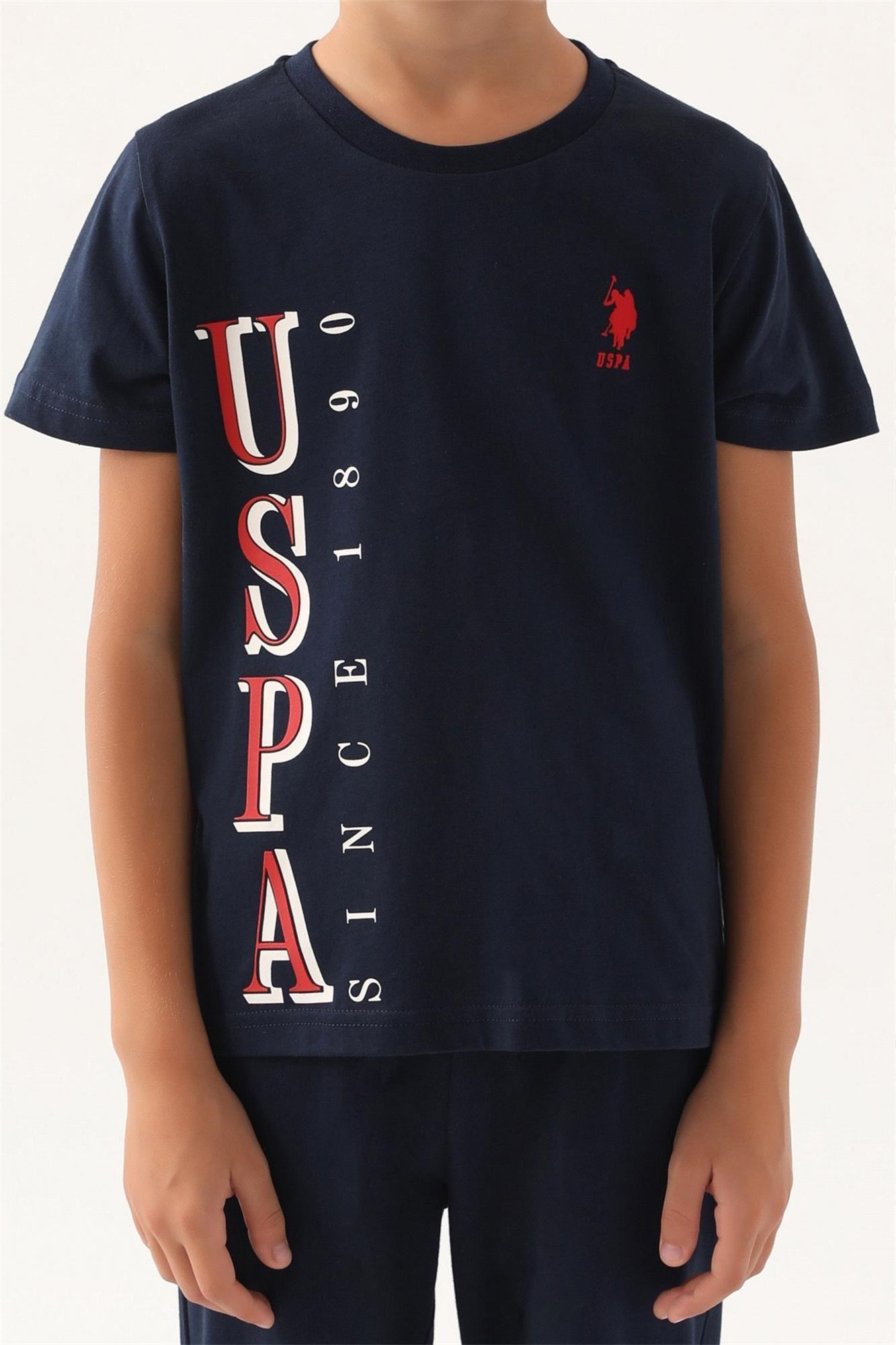 U.S.Polo Erkek Çocuk Garson Boy Pijama Takımı Lacivert US1717-G