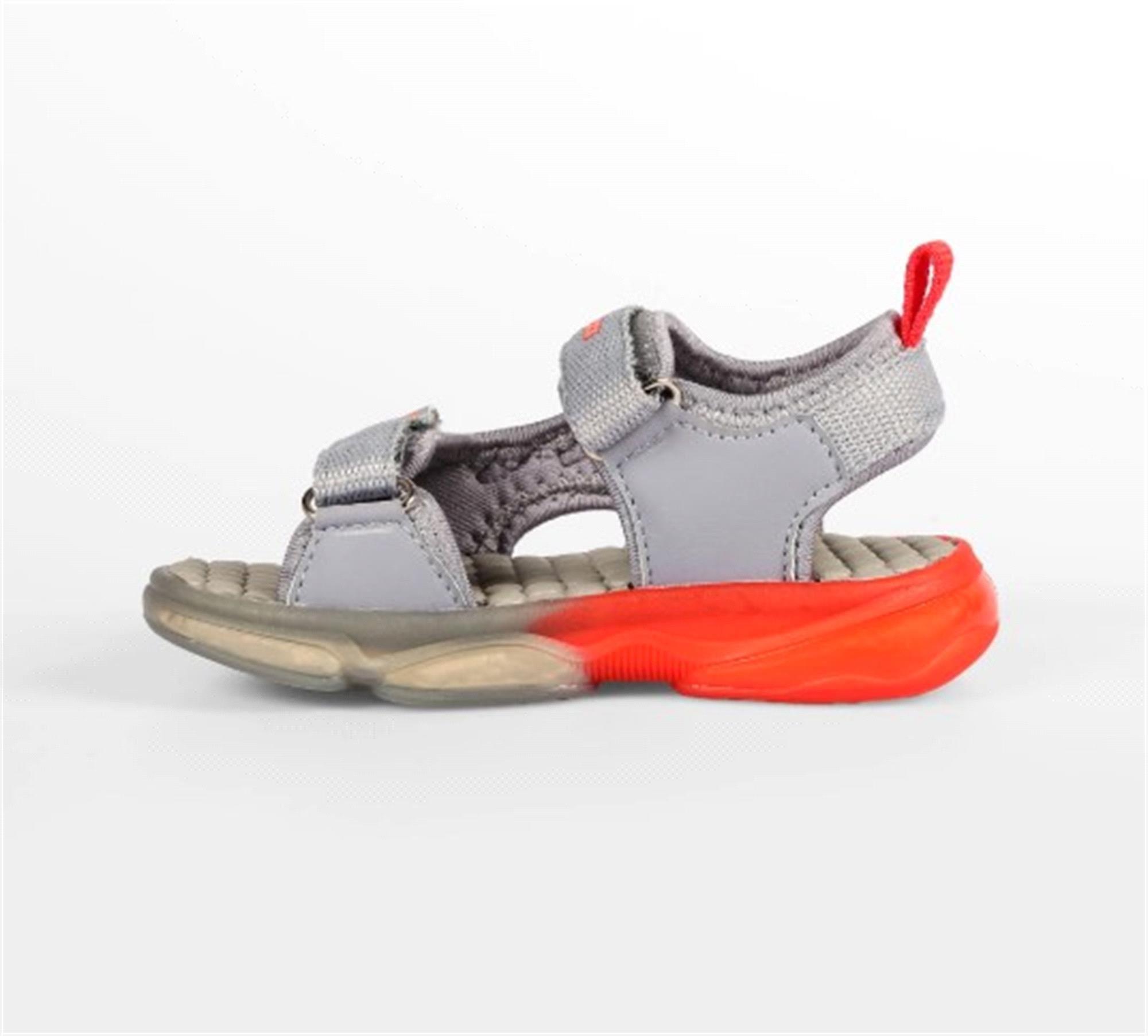 Vicco Jack Erkek Bebek Işıklı Sandalet Gri 332.B25Y.256