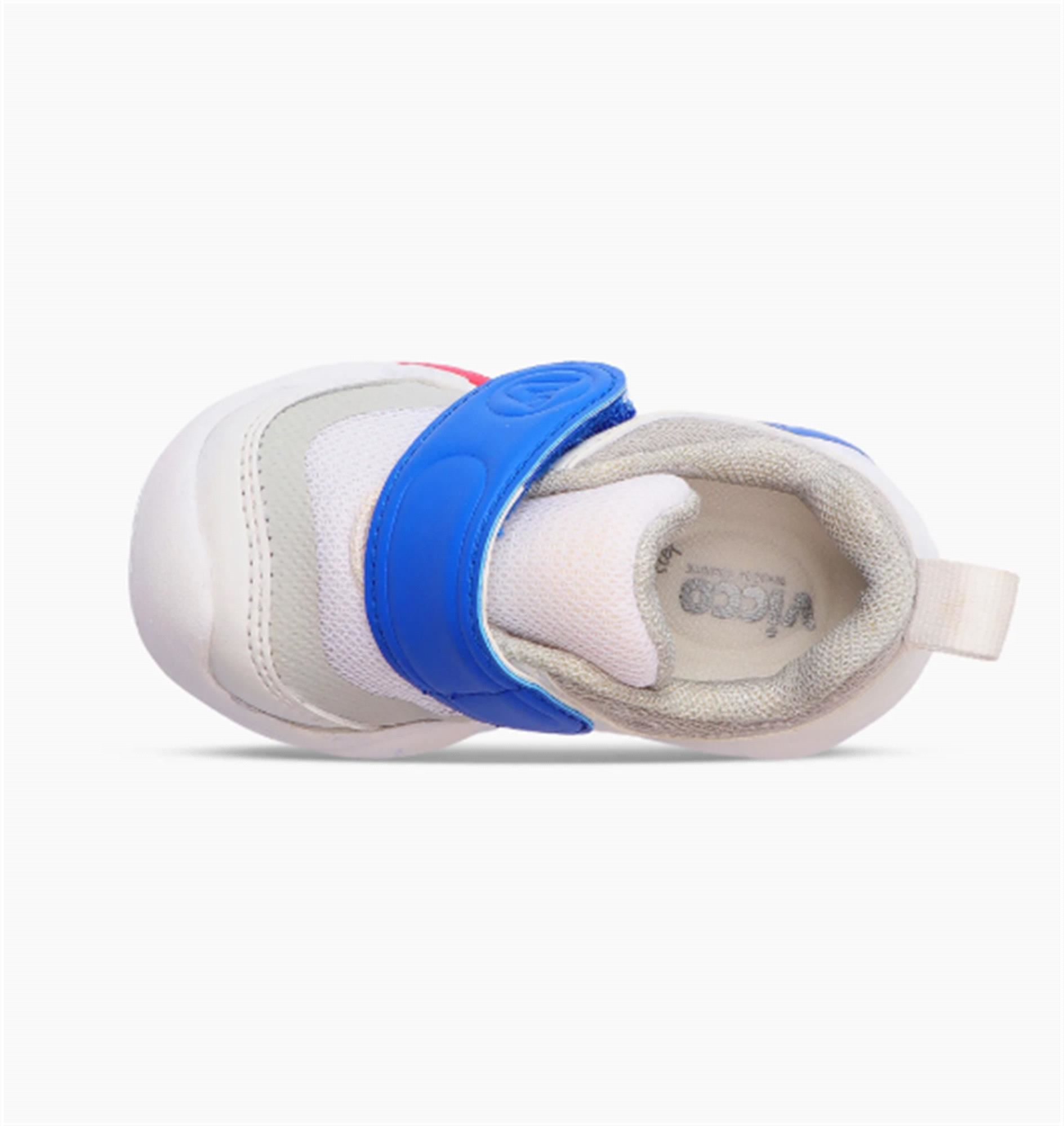 Vicco Onex Erkek Bebek İlk Adım Spor Ayakkabısı Beyaz-Saks Mavisi 346.E24Y.149