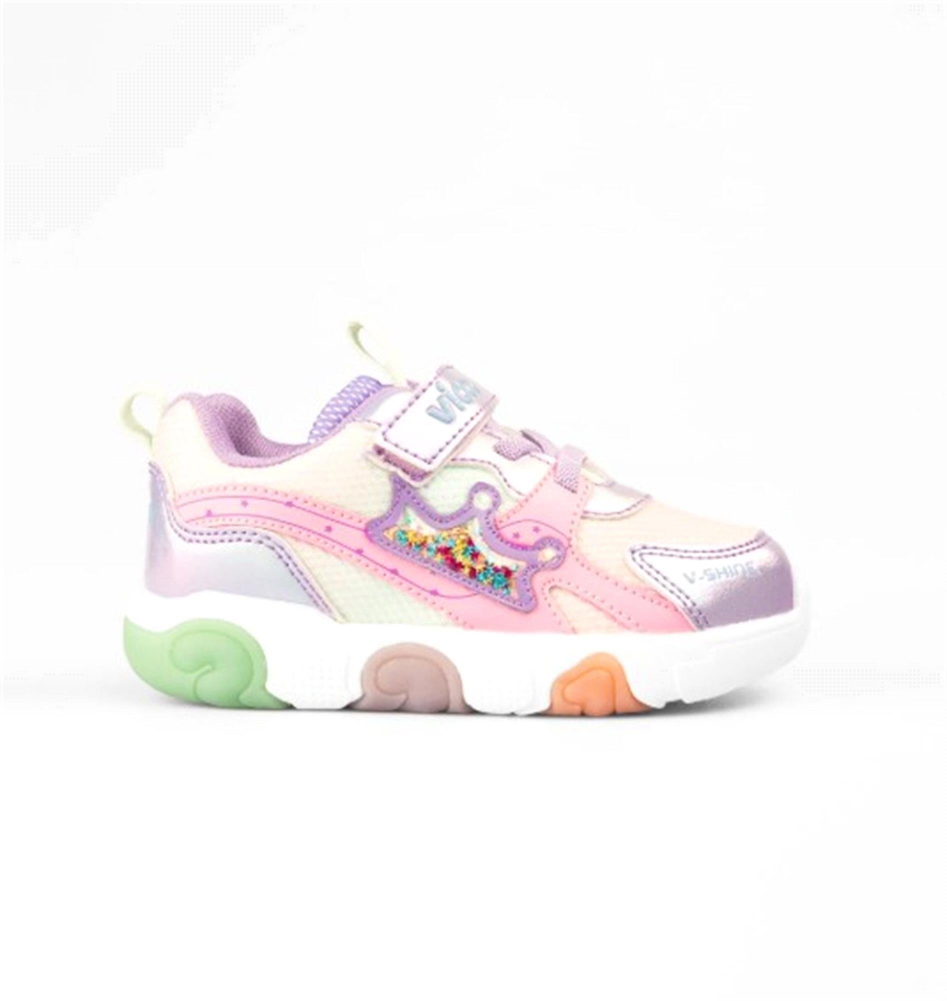 Vicco Queen Kız Çocuk Işıklı Spor Ayakkabı Lila 346.P25Y.180