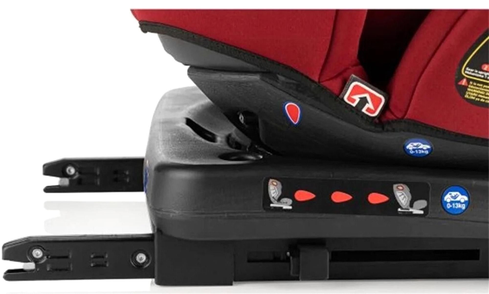 Bebeck Joyfix Bebek Oto Koltuğu 360 Derece Dönen Kırmızı