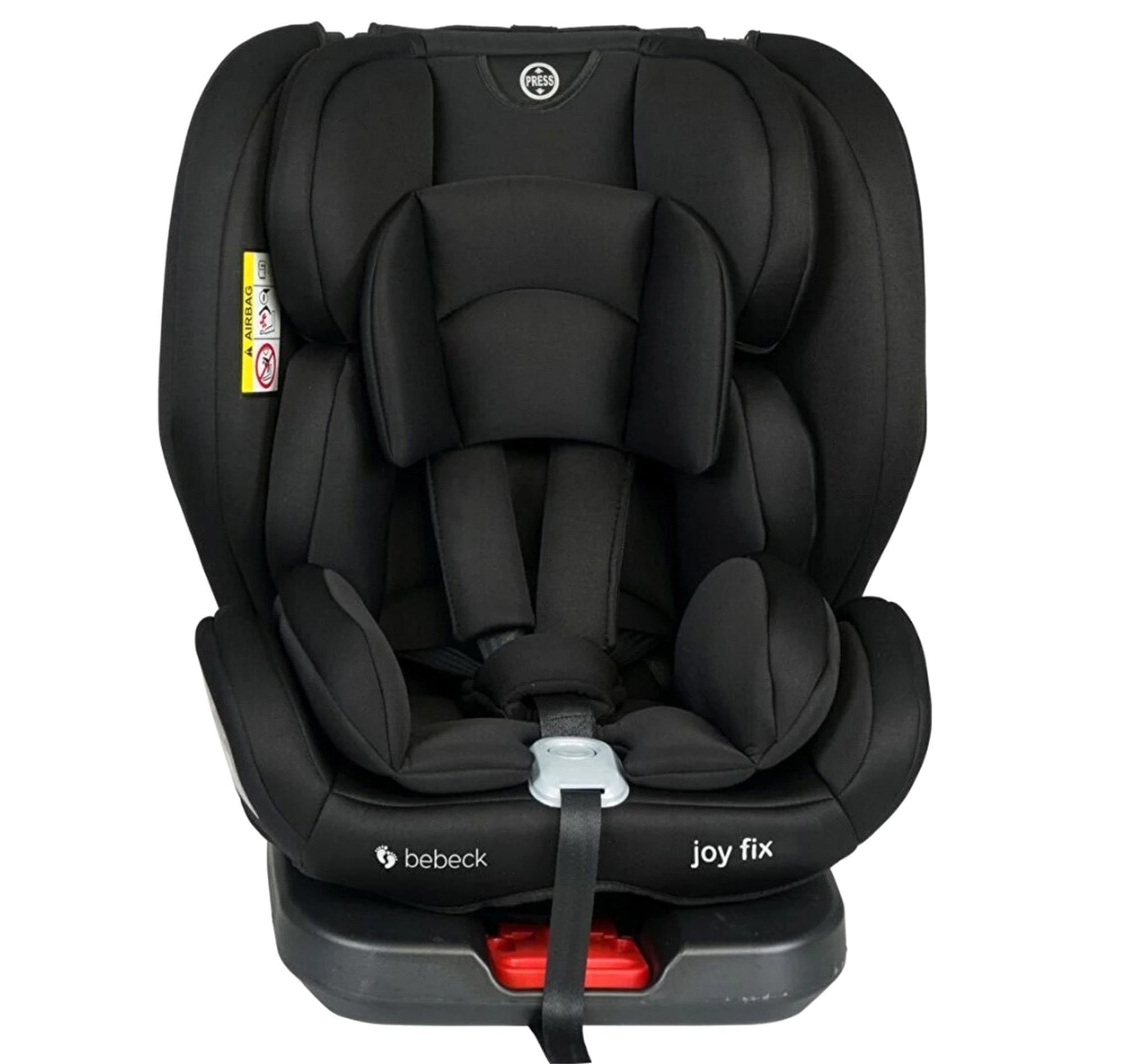 Bebeck Joyfix Bebek Oto Koltuğu 360 Derece Dönen Siyah