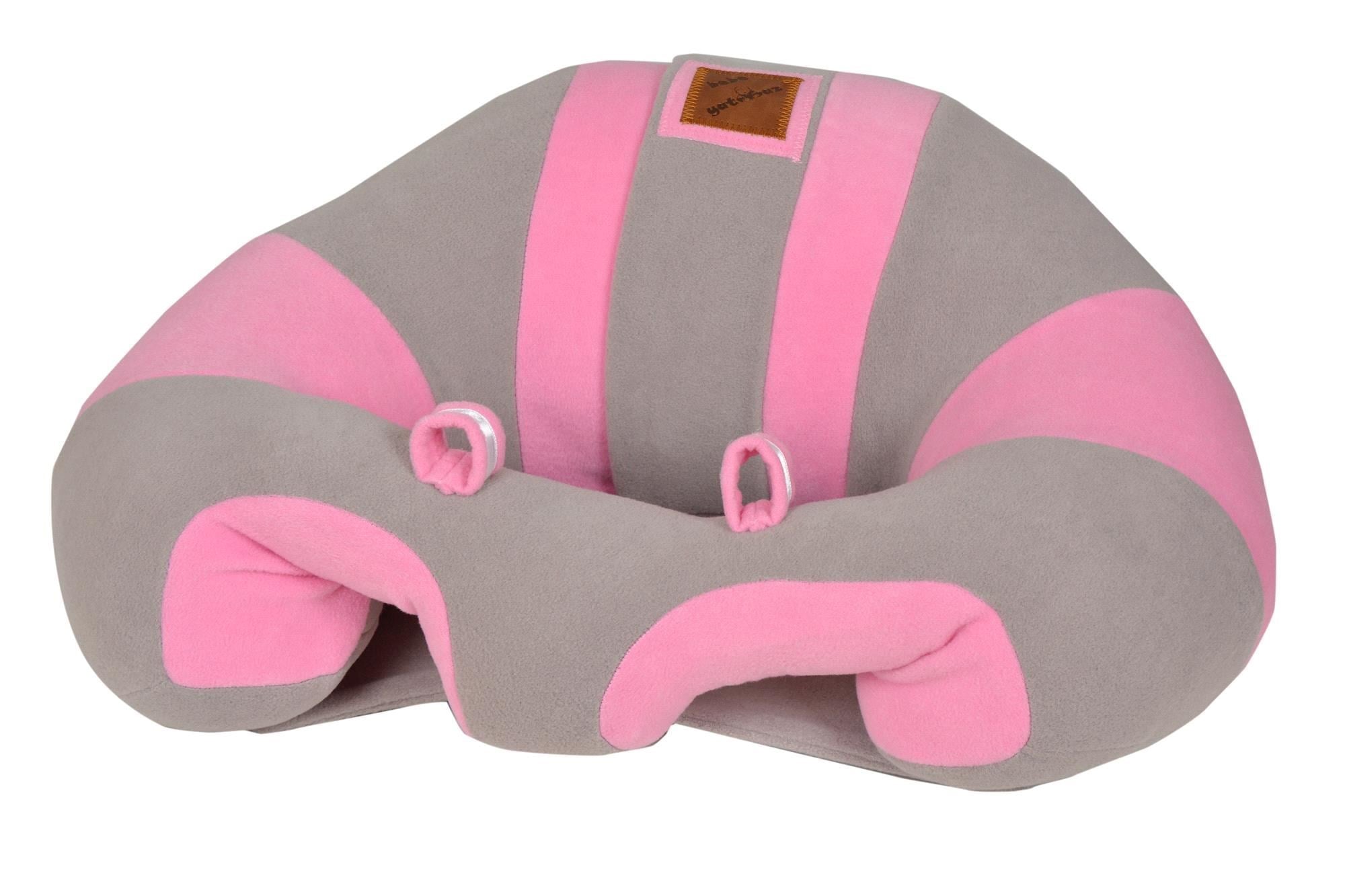 Bebeyatmaz Bebek Destek Minderi Gri Pembe