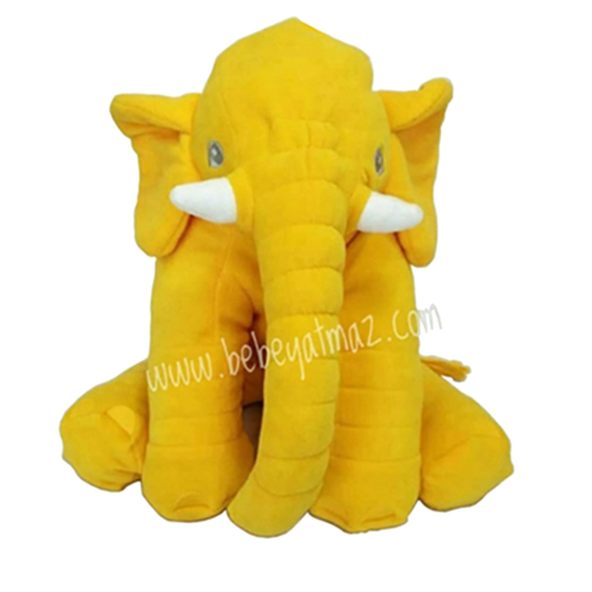 Bebeyatmaz Uyku Arkadaşım Fil 60 cm Sarı