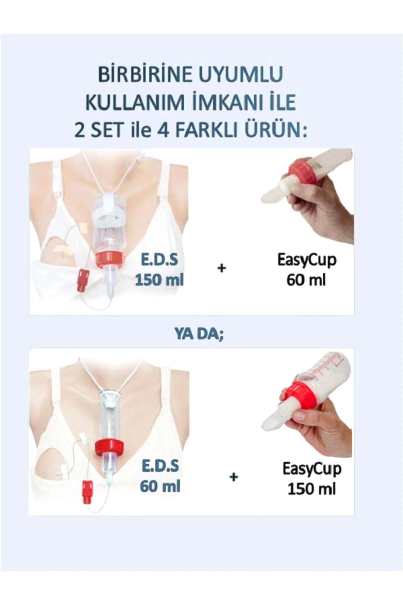 EDAY KAŞIK BİBERON 150 + EDS DESTEK SİSTEMİ
