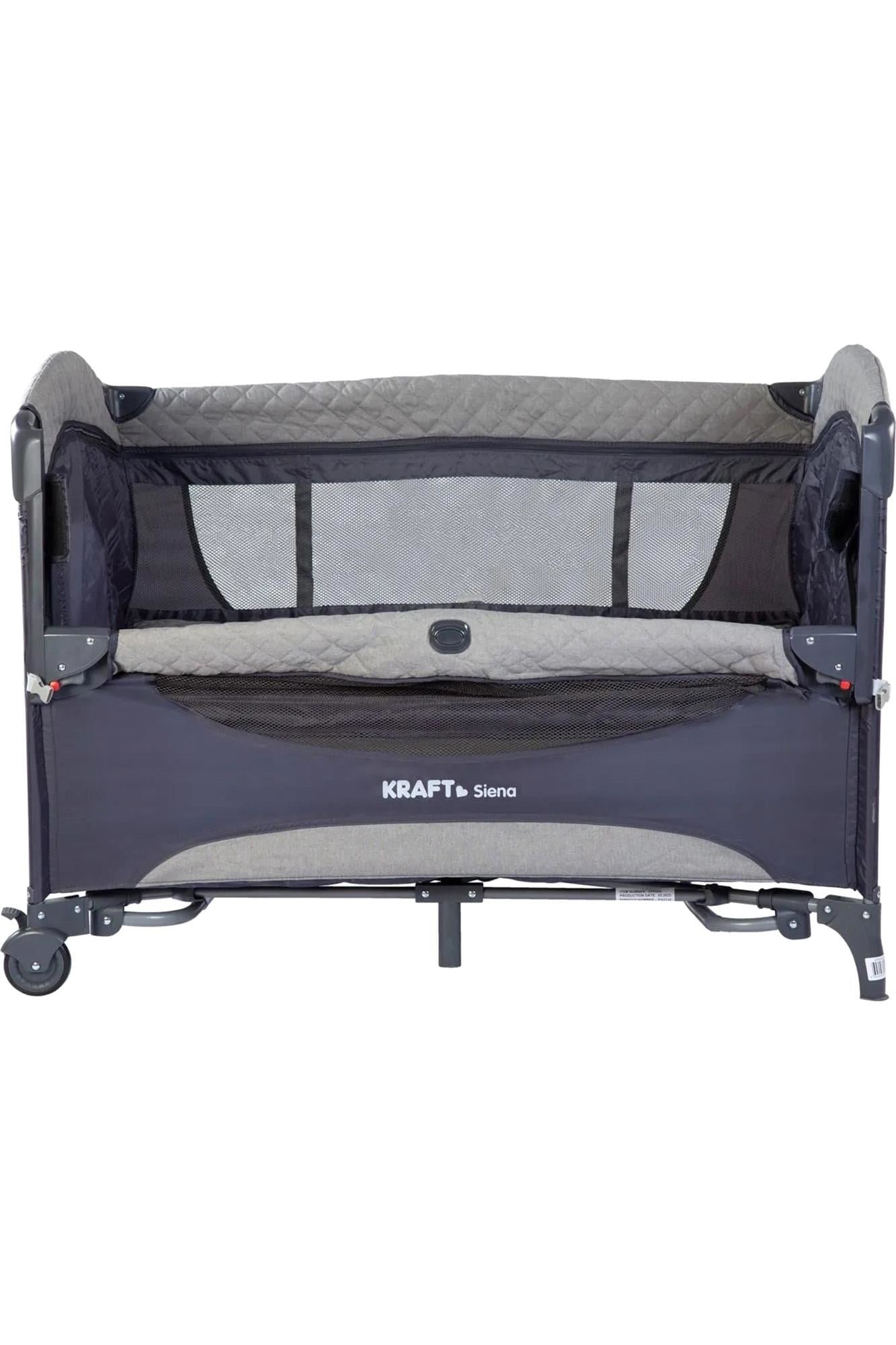Kraft Siena Anne Yanı Park Yatak Oyun Parkı 70x110 Cm Yatak Hediyeli