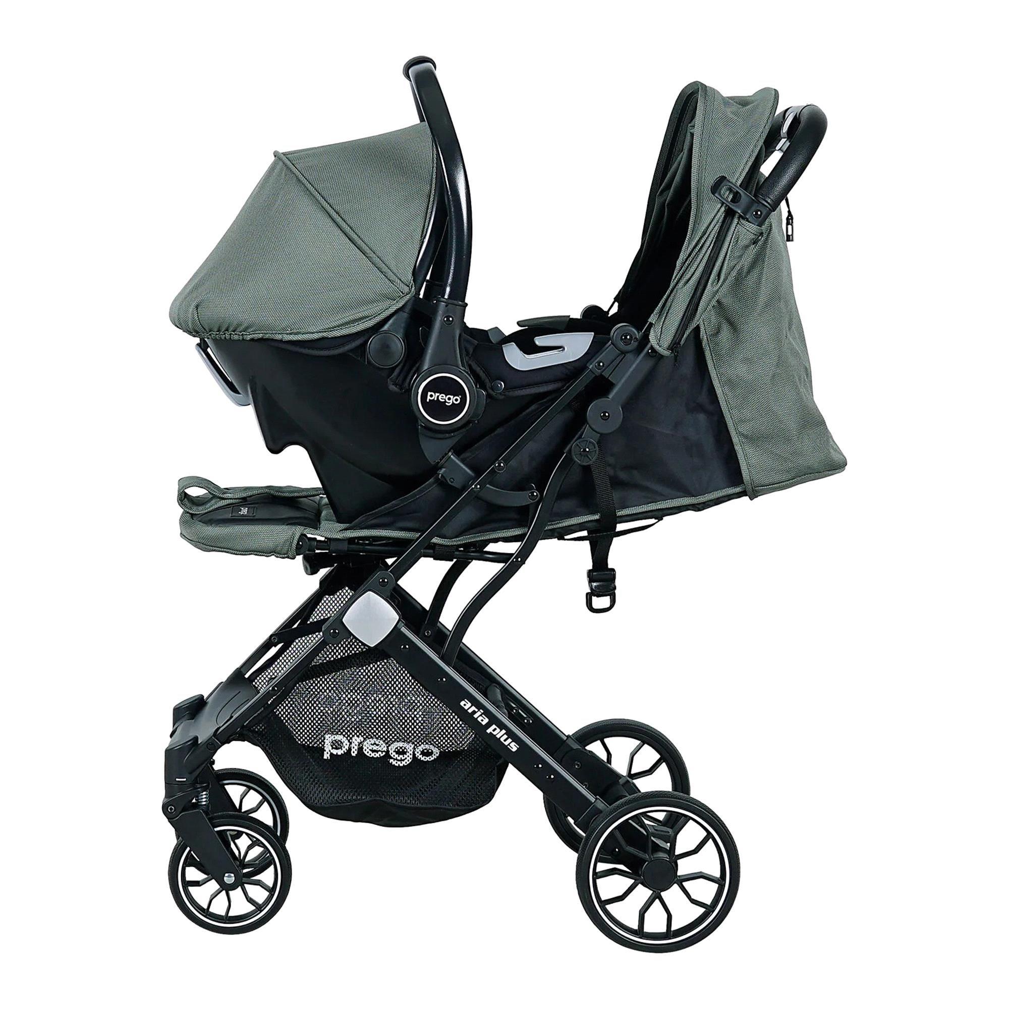 Prego 2037 Aria Plus Travel Sistem Bebek Arabası Yeşil