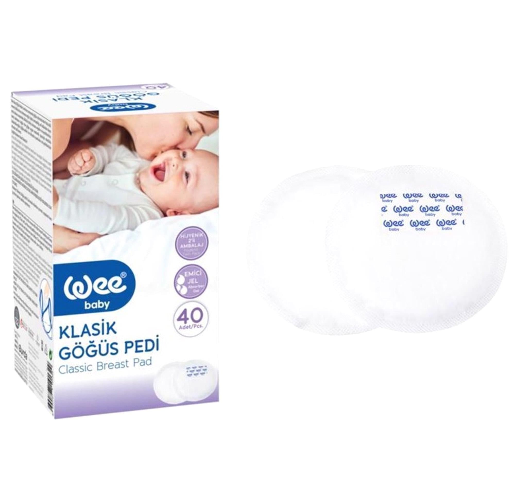 Wee 132 Klasik Göğüs Pedi 40 lı Paket