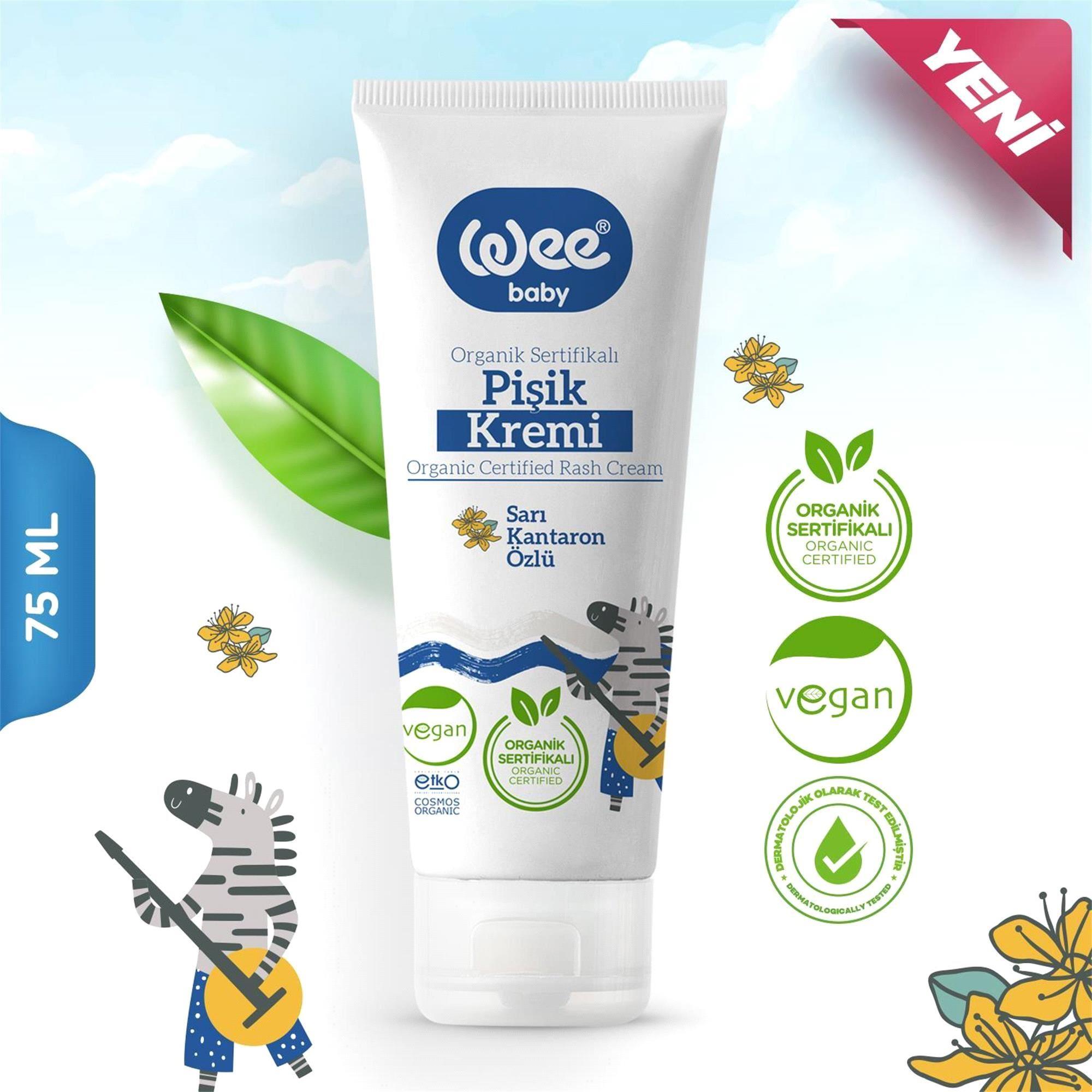 Wee Baby Şampuan 500ml + Bebek Pişik Kremi 75ml