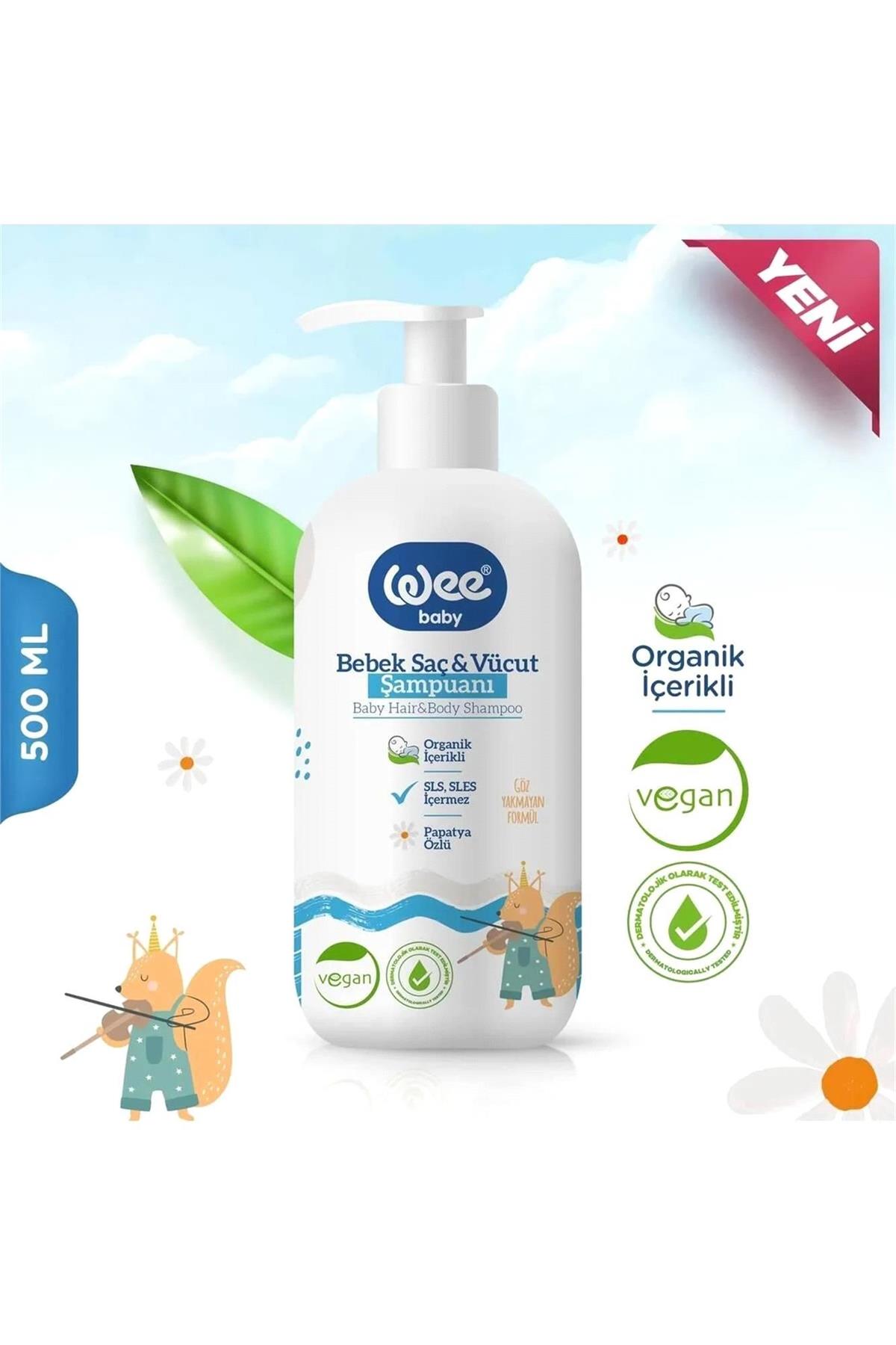Wee Baby Şampuan 500ml + Çatlak Önleyici Krem 150ml