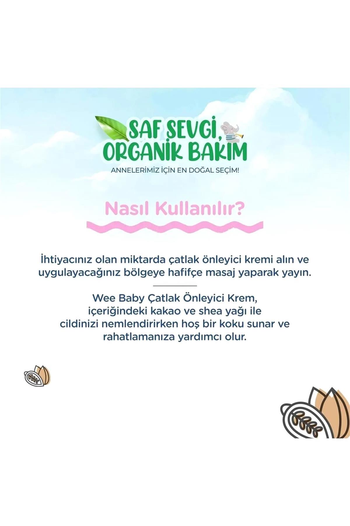 Wee Baby Şampuan 500ml + Çatlak Önleyici Krem 150ml