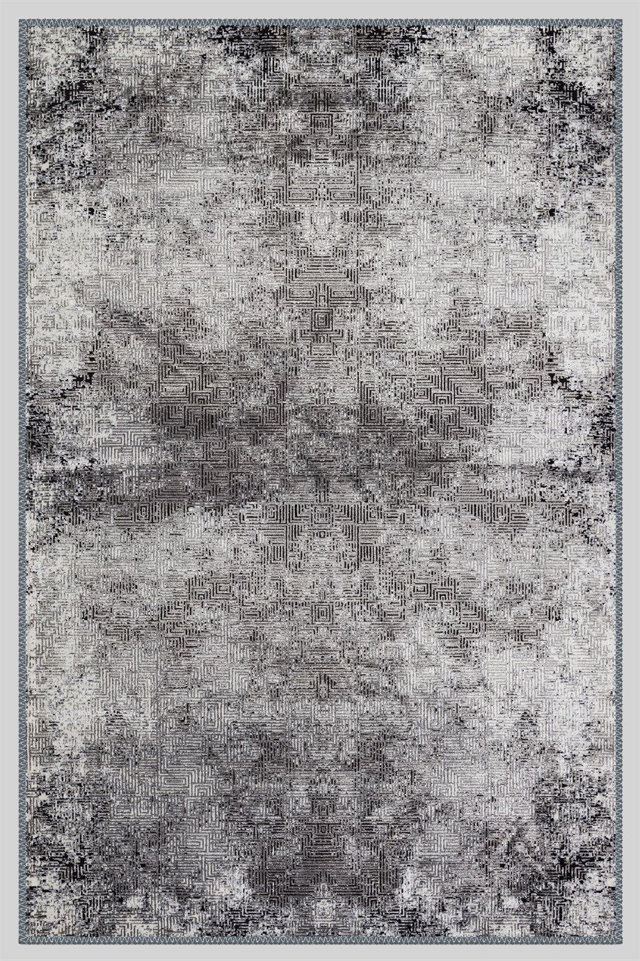 İskandinav Kilim Desenli Halı, Dokuma Taban Dekoratif Şönil Halı
