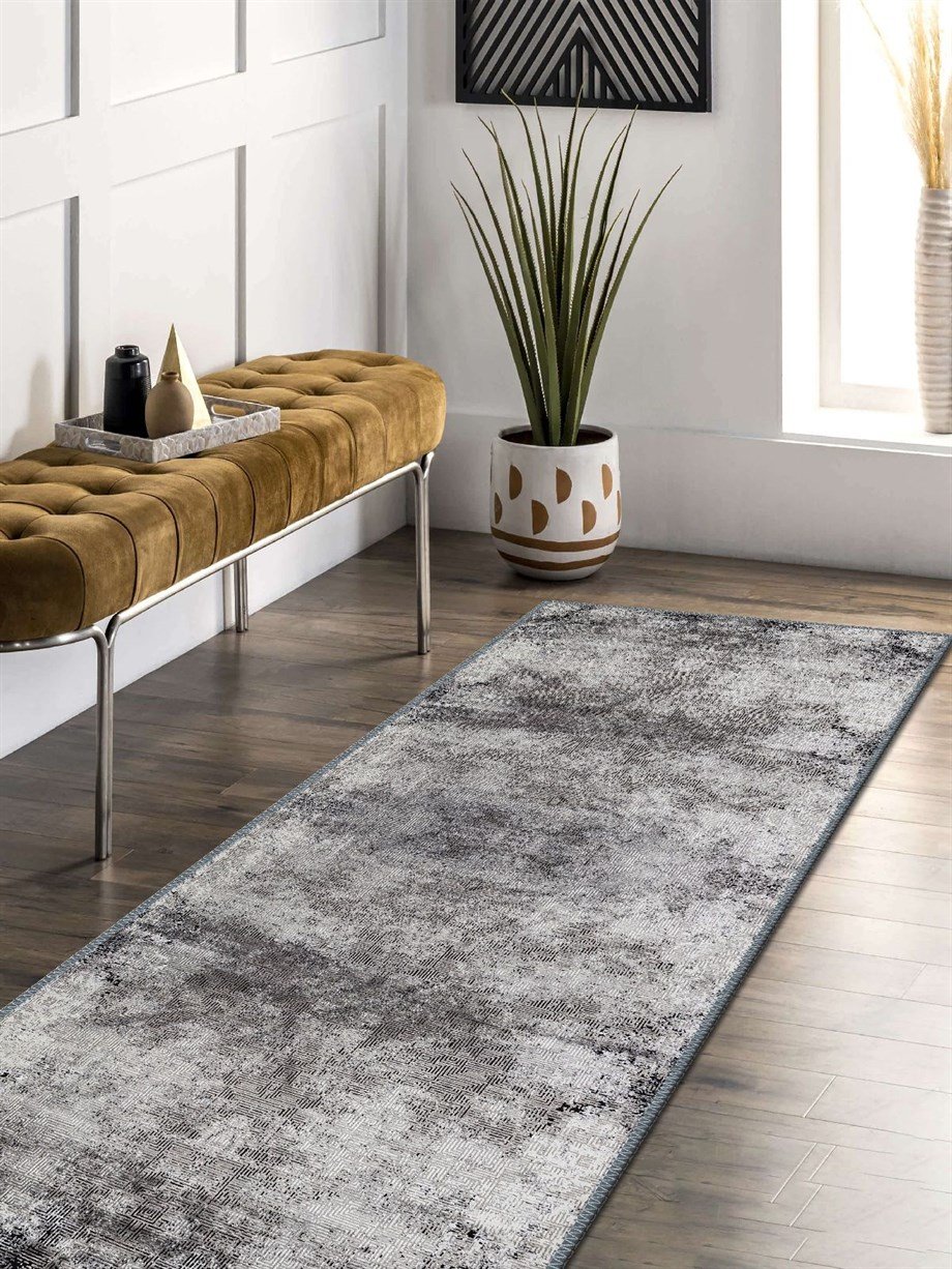 İskandinav Kilim Desenli Halı, Dokuma Taban Dekoratif Şönil Halı