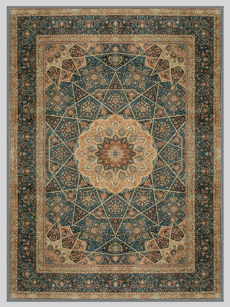 Modern Desenli Halı, Dokuma Taban Dekoratif Şönil
