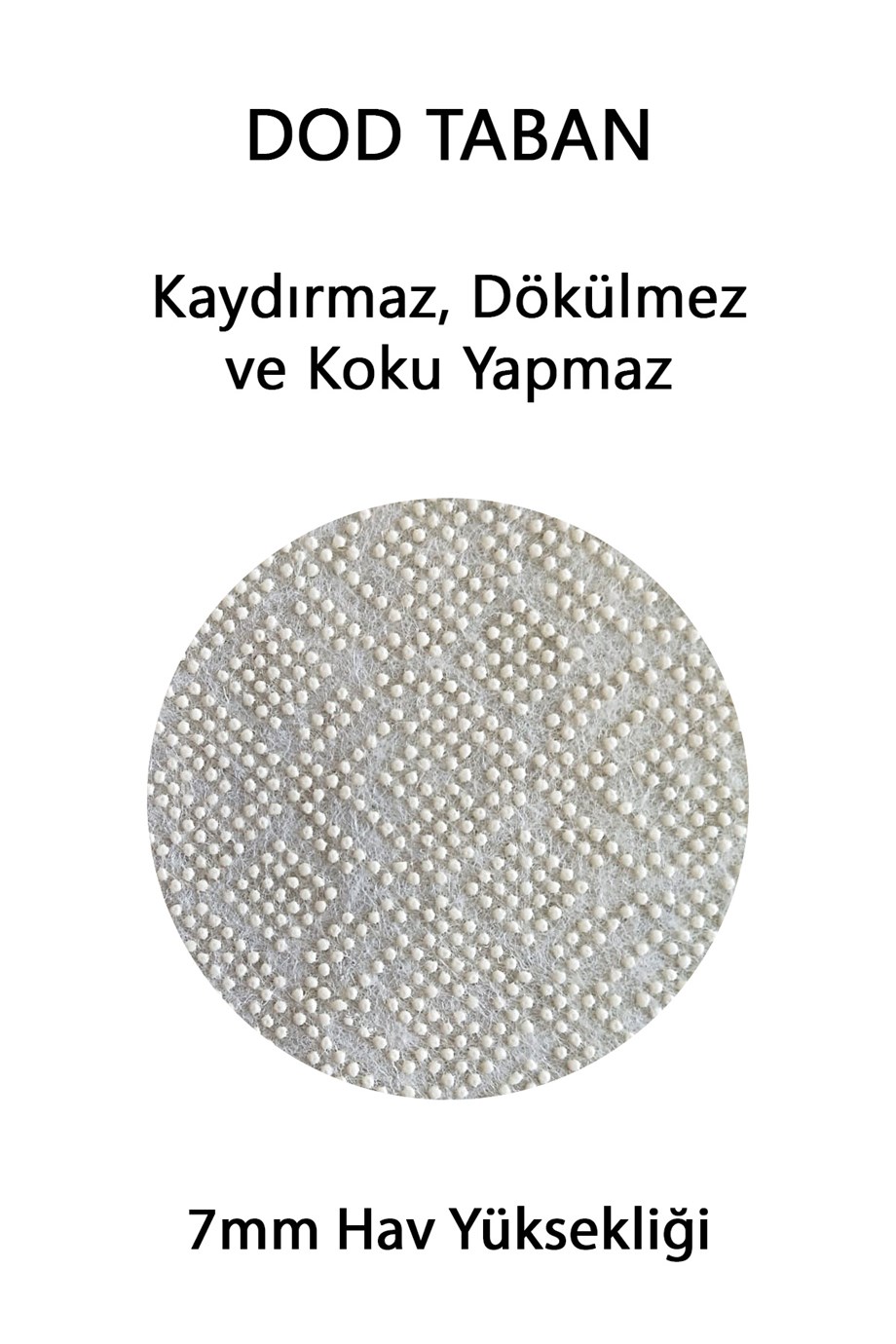 Yıkanabilir Kaymaz Tabanlı Antibakteriyel-Antialerjik Halı