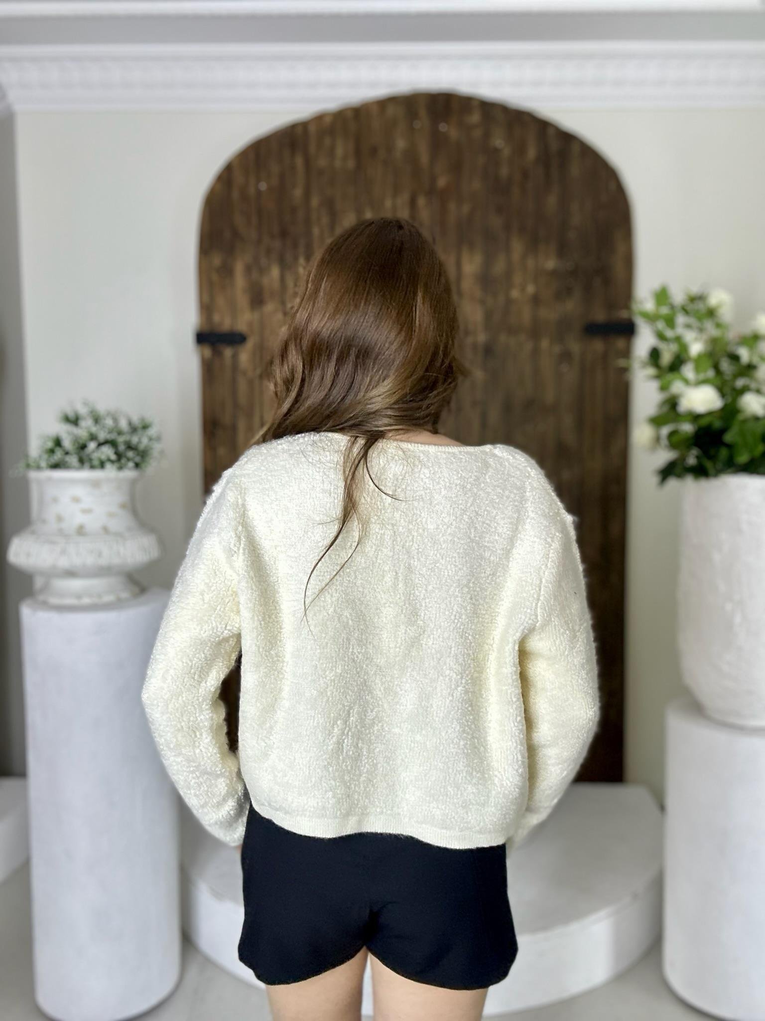 Bağlama Detaylı Yumoş Triko Hırka