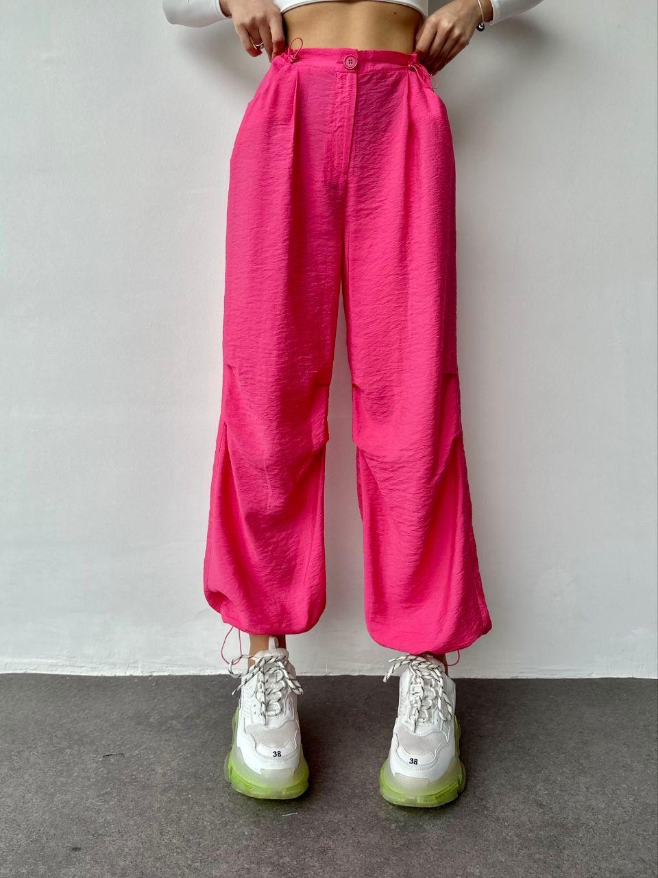 Bel ve Paça Büzgü Ayarlı Paraşüt Pantolon