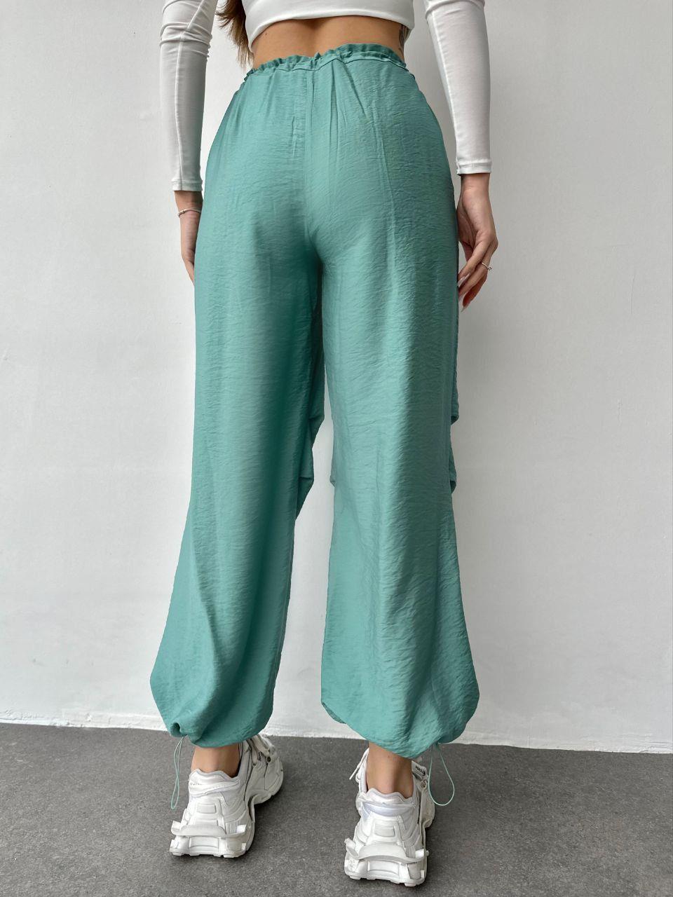 Bel ve Paça Büzgü Ayarlı Paraşüt Pantolon