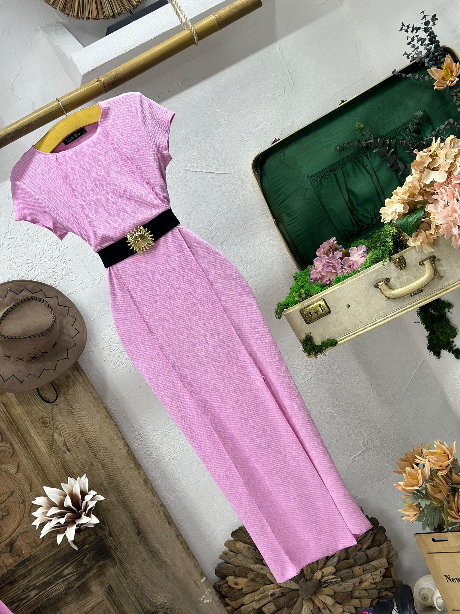 Burgu Kumaş Ters Dikiş Detaylı Uzun Elbise